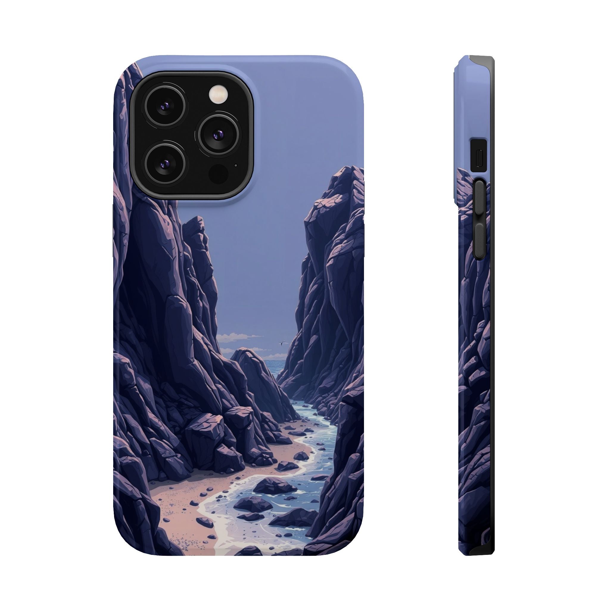 iPhone Rocky Coastline Mystic Art Bold Modern Everyday Snap Case · iPhone Case