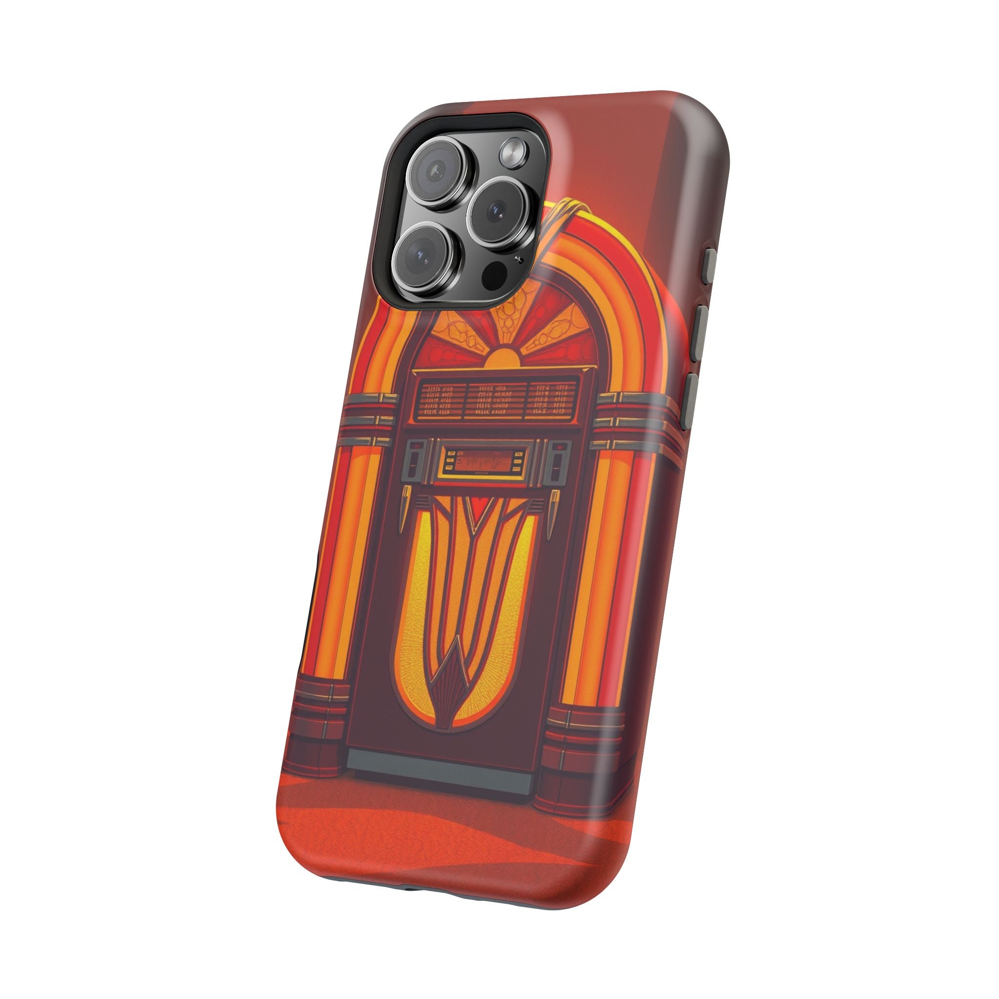 iPhone Jukebox Glow Pop Art Bold Bold Modern Everyday Snap Case · iPhone Case