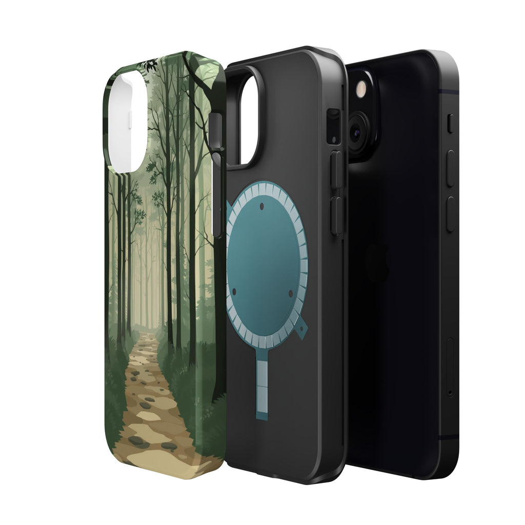 iPhone Sage And Ivory Misty Forest Path Slim Everyday iPhone 11 · iPhone Case