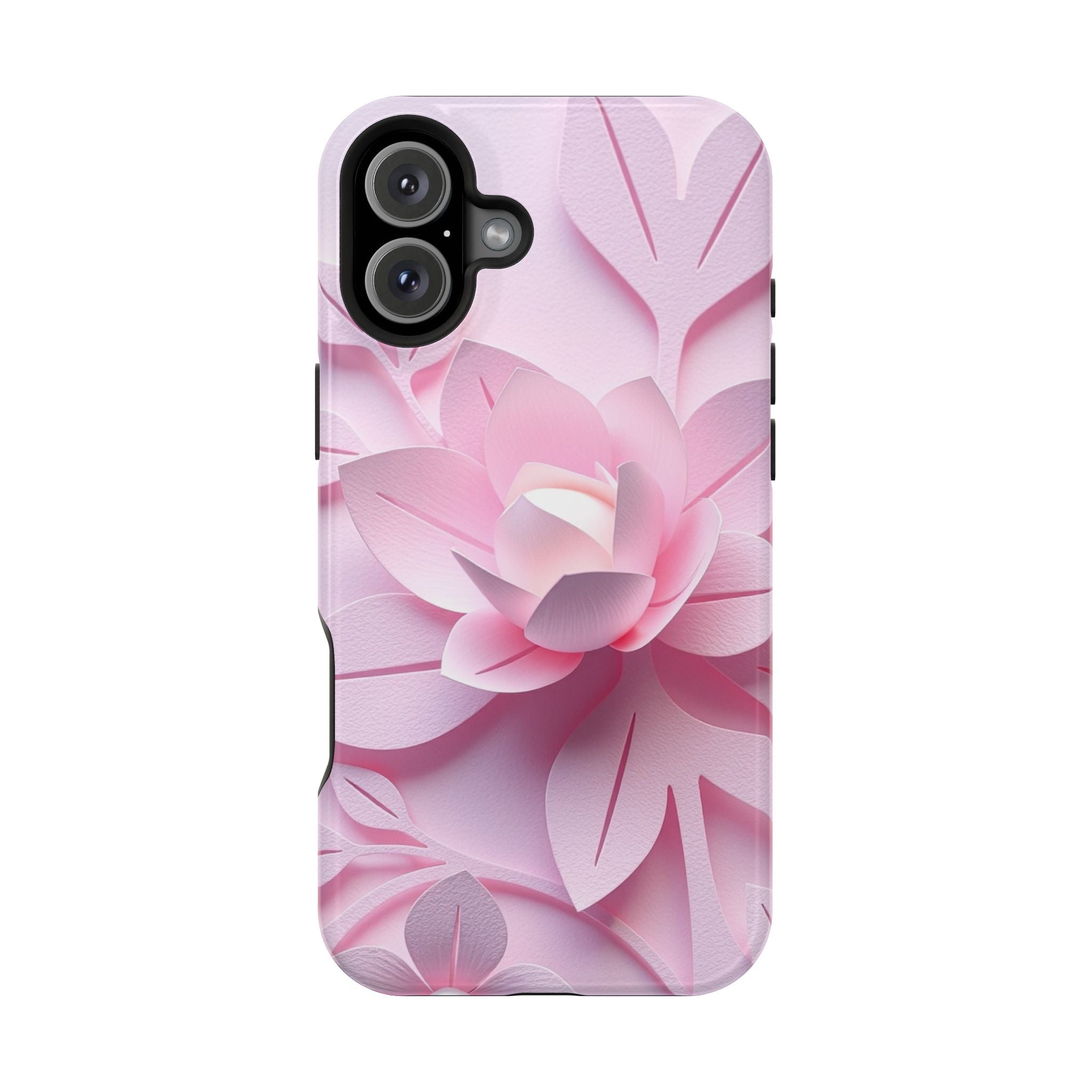 iPhone Floral Geometric Paper Cut Art Slim Everyday Designer Case · iPhone Case