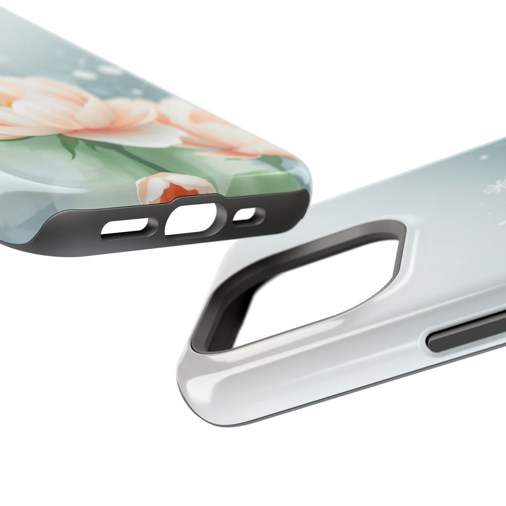 iPhone Serene Floral Watercolor Splash Design Slim iPhone Everyday · iPhone Case