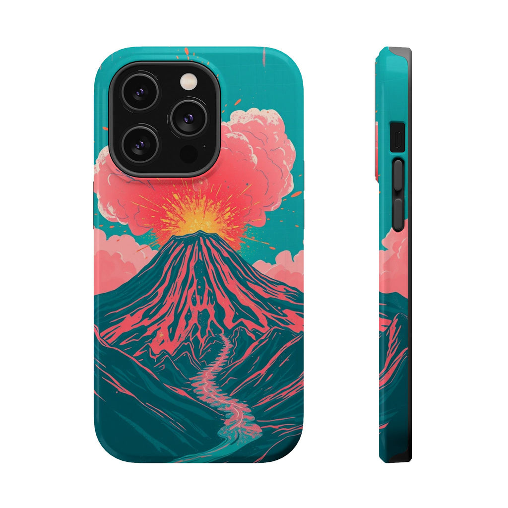 iPhone Volcanic Eruption Grunge Distressed Slim iPhone Everyday · iPhone Case