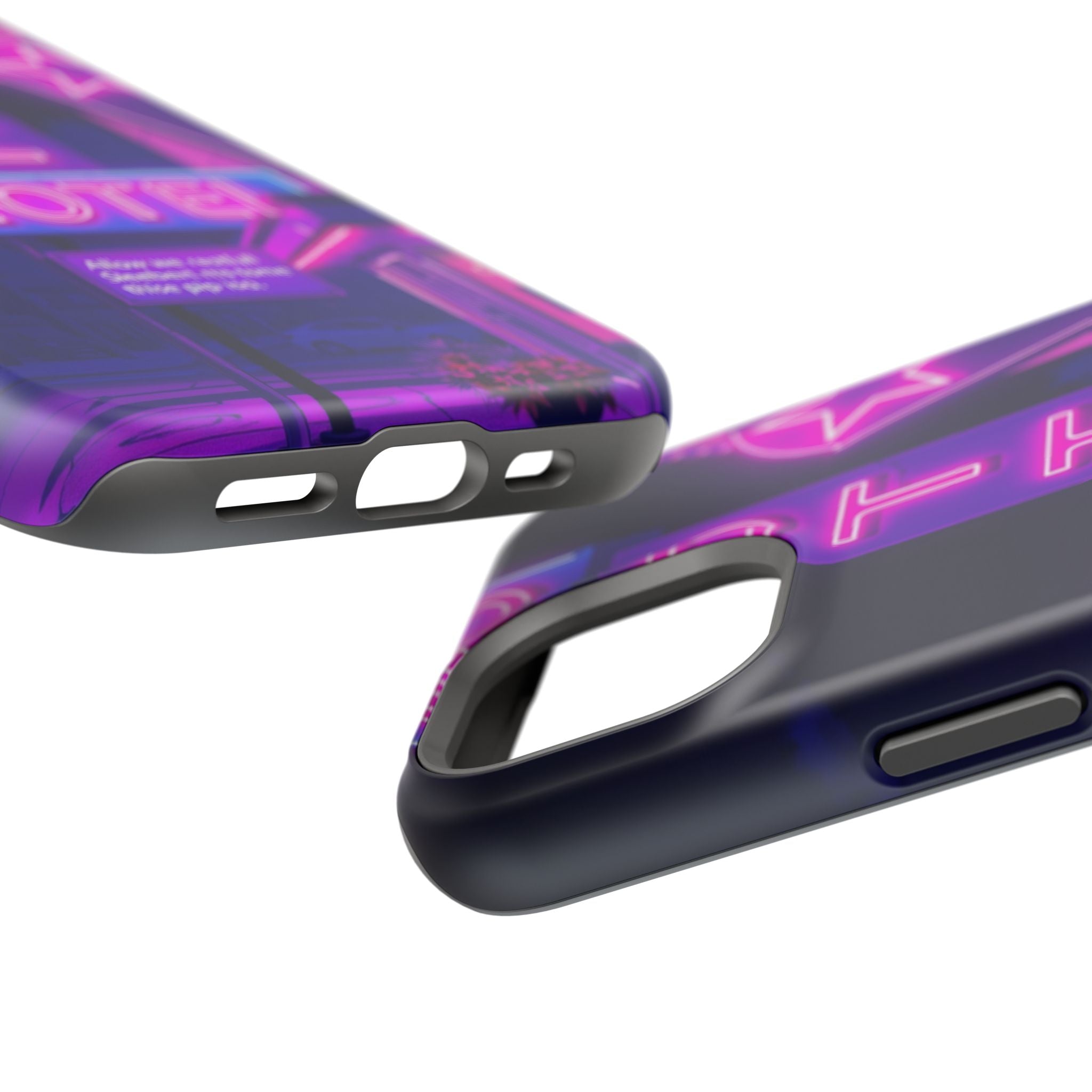 iPhone Neon Sign Motel Enchanted Art Slim Everyday Designer Case · iPhone Case
