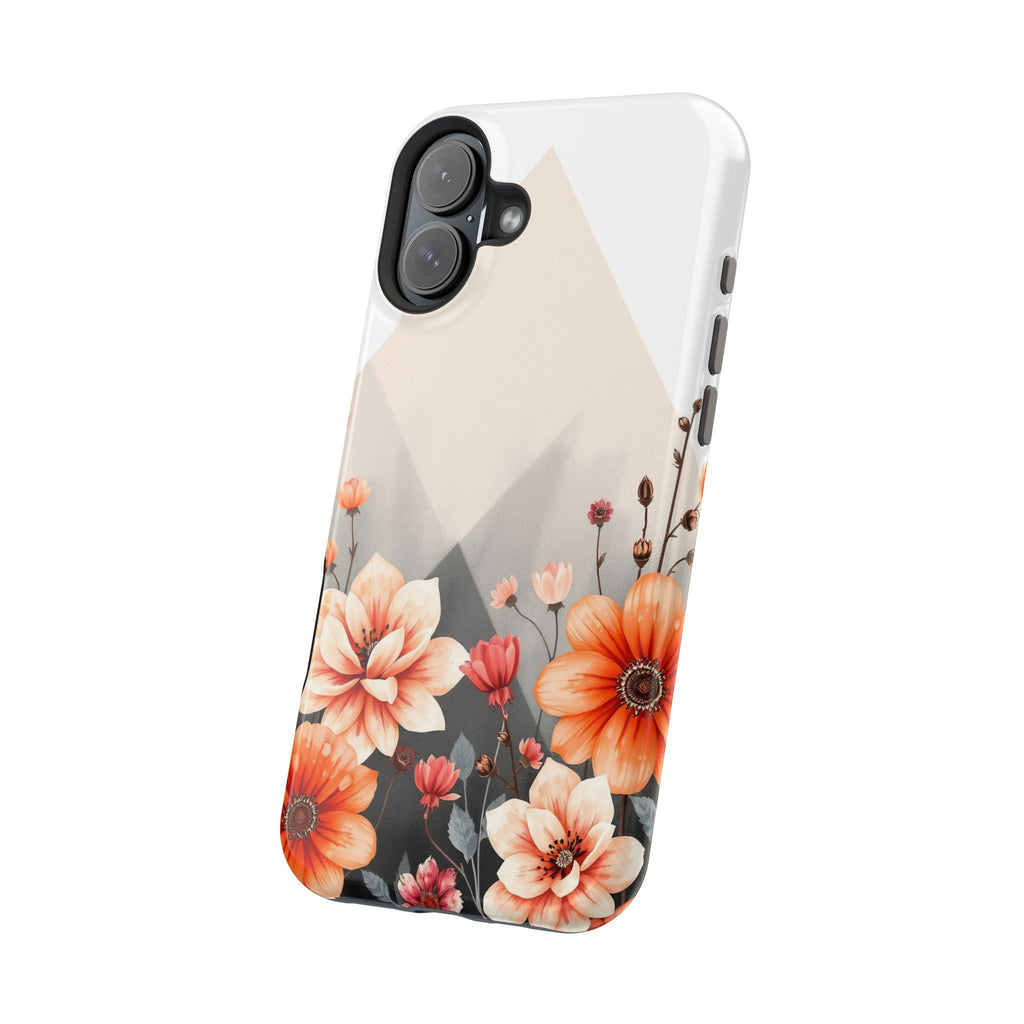 iPhone Floral Geometric Vibrant Design Slim Snap Case · iPhone Case