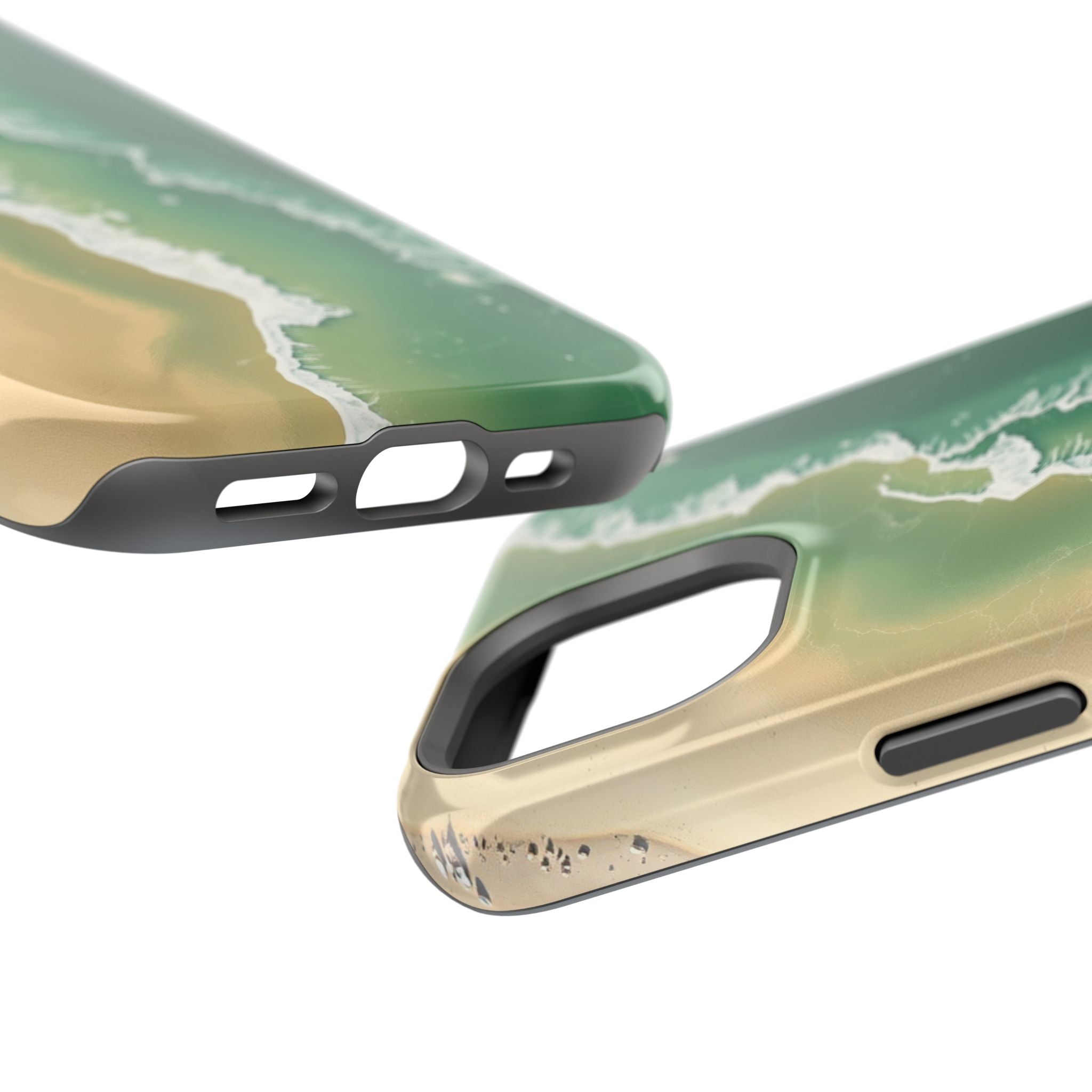 iPhone Shoreline Aerial Bold Art Bold Modern Everyday Snap Case · iPhone Case
