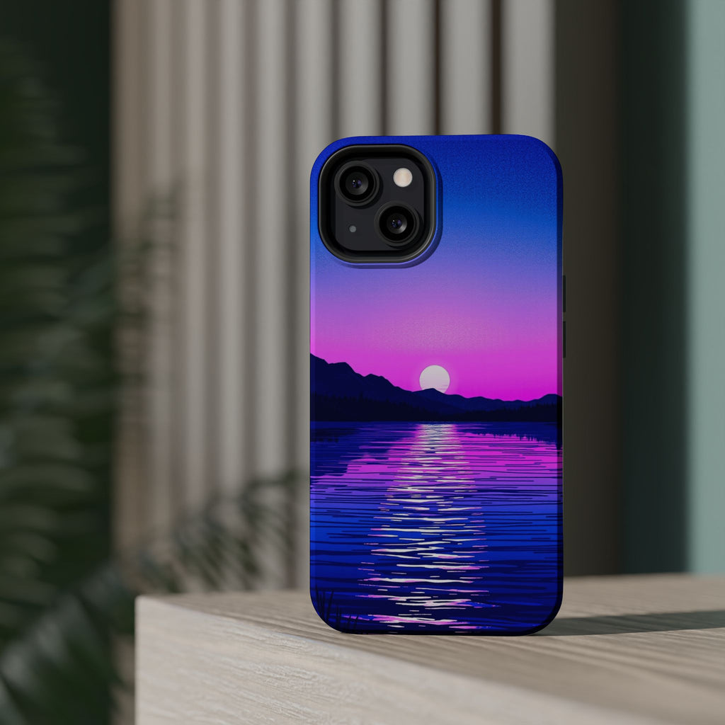 iPhone Indigo And Violet Lake at Twilight Slim iPhone Everyday Designer · iPhone