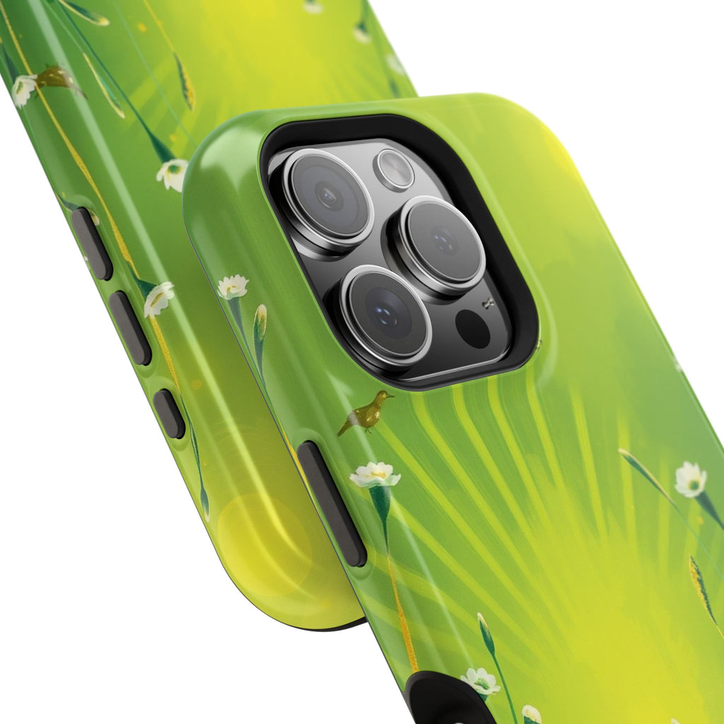 iPhone Spring Meadow Cinematic Art Bold Modern Everyday Snap Case · iPhone Case