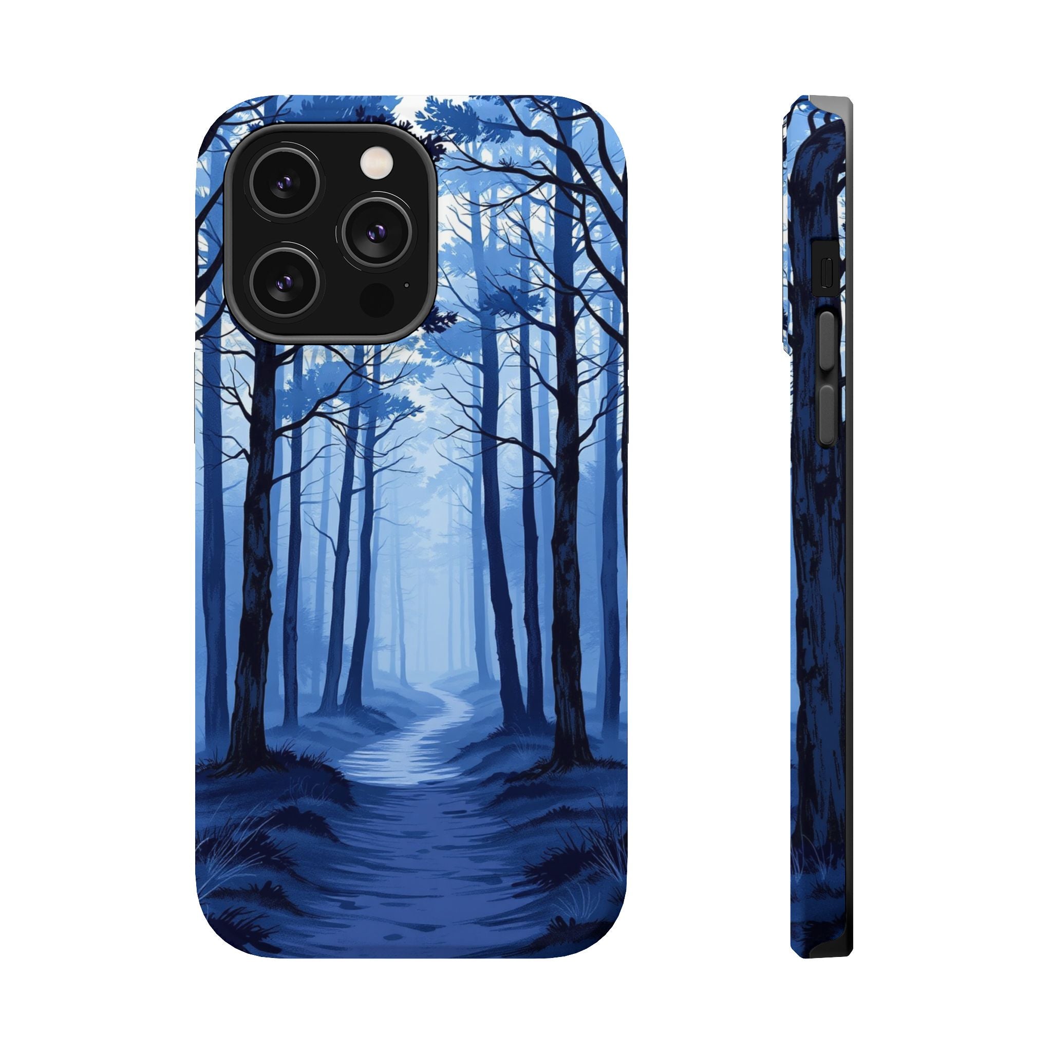 iPhone Misty Forest Path Hand-Drawn Sketch Slim iPhone Everyday · iPhone Case