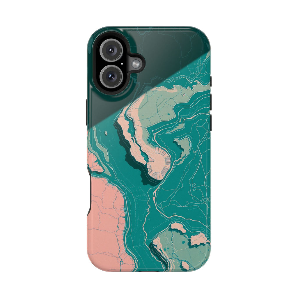 iPhone Earthy River Delta Aerial Design Slim Everyday iPhone 18 · iPhone Case