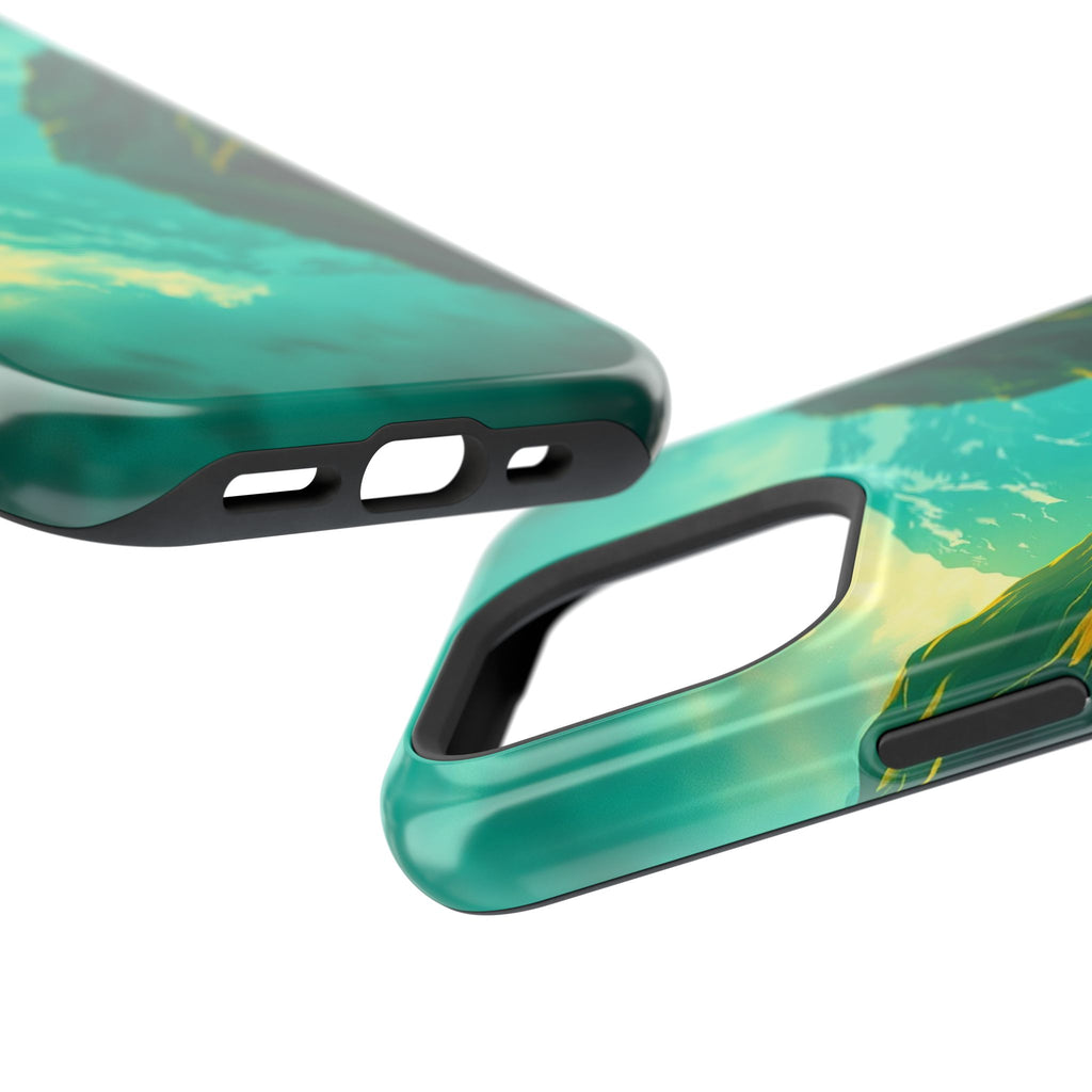 iPhone Fjord Reflection Bold Art Bold Modern Everyday Snap Case · iPhone Case
