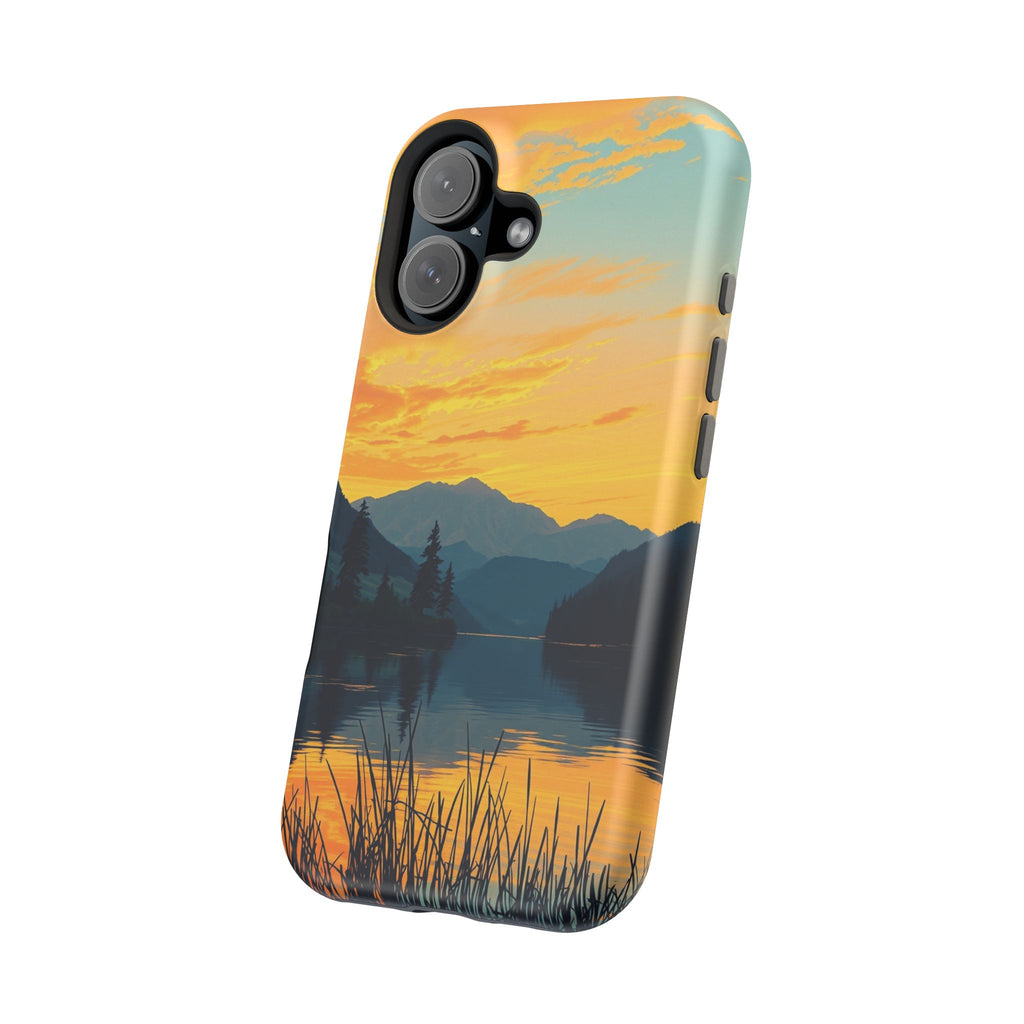 iPhone Lake at Twilight Oil Painting Impressionist iPhone Artistic · iPhone Case