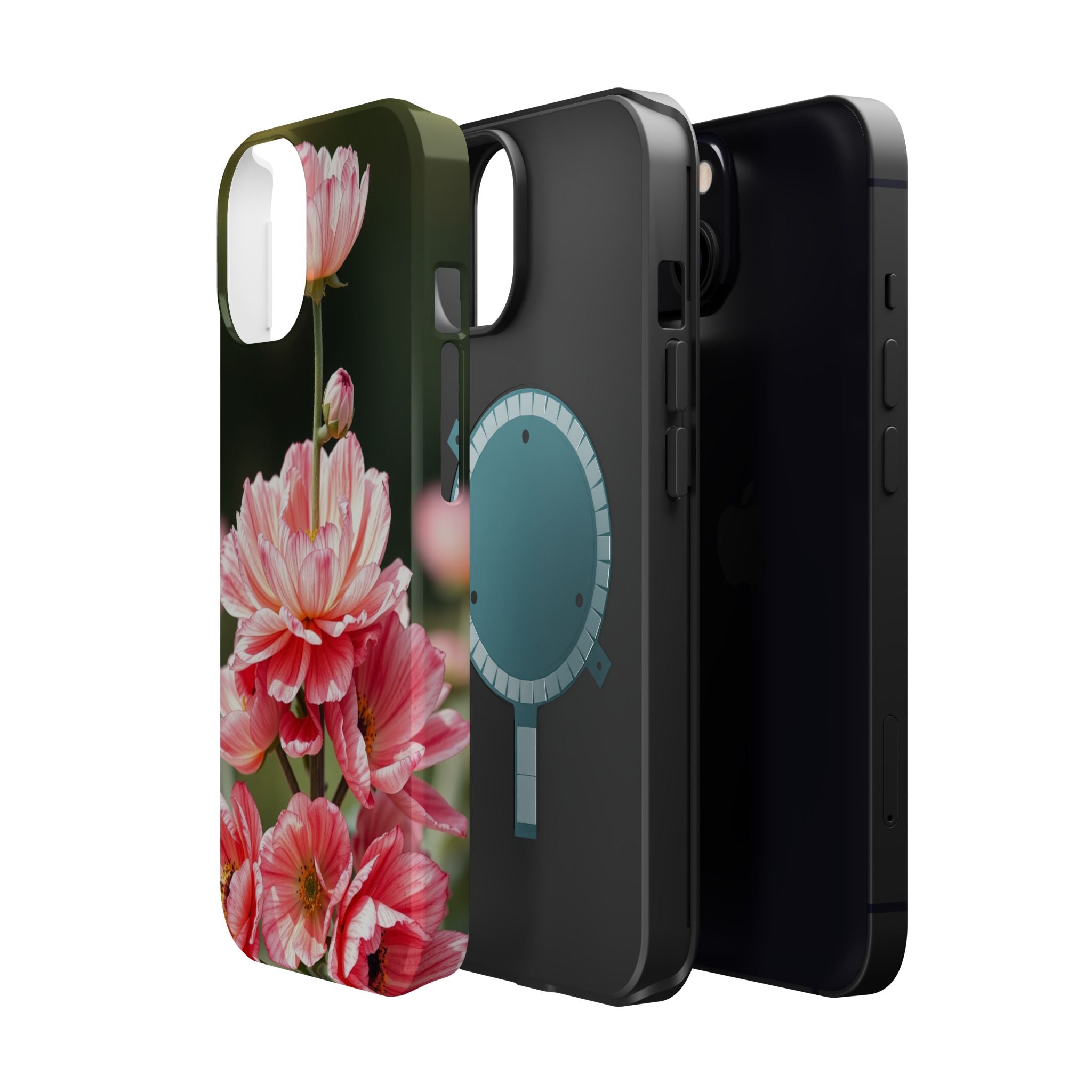 iPhone Ranunculus Stack Vibrant Watercolor Slim Snap Case · iPhone Case