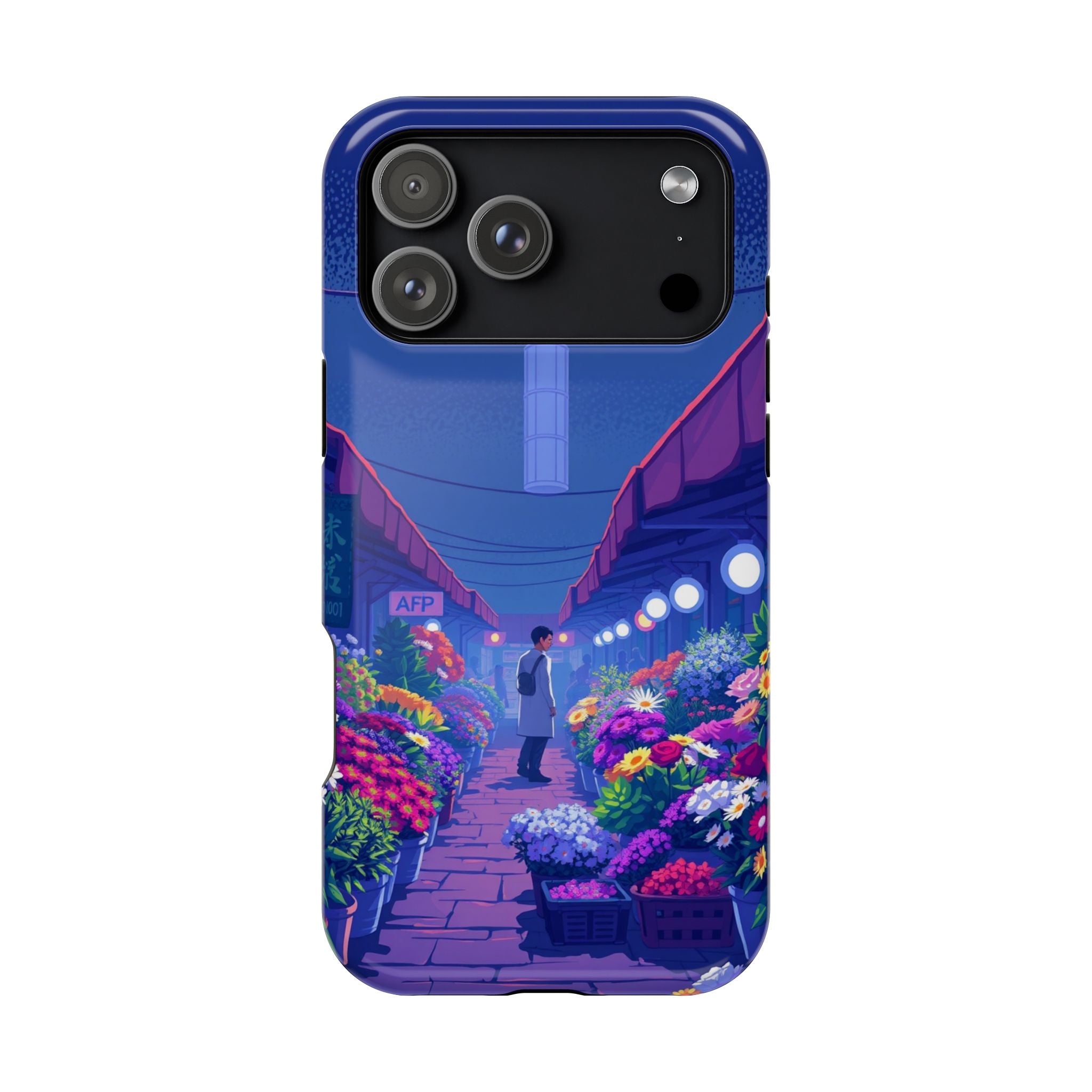 iPhone Flower Market Electric Art Bold Modern Everyday Snap Case · iPhone Case