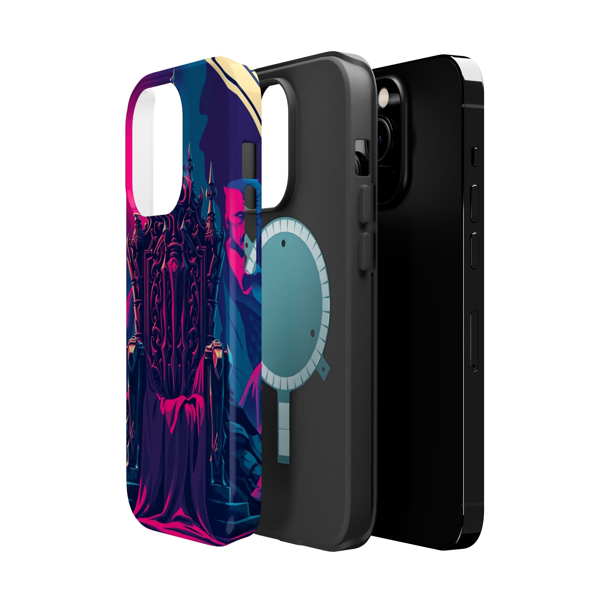 iPhone Lich King Throne Vintage Retro Poster Slim Everyday Designer Case · iPhon