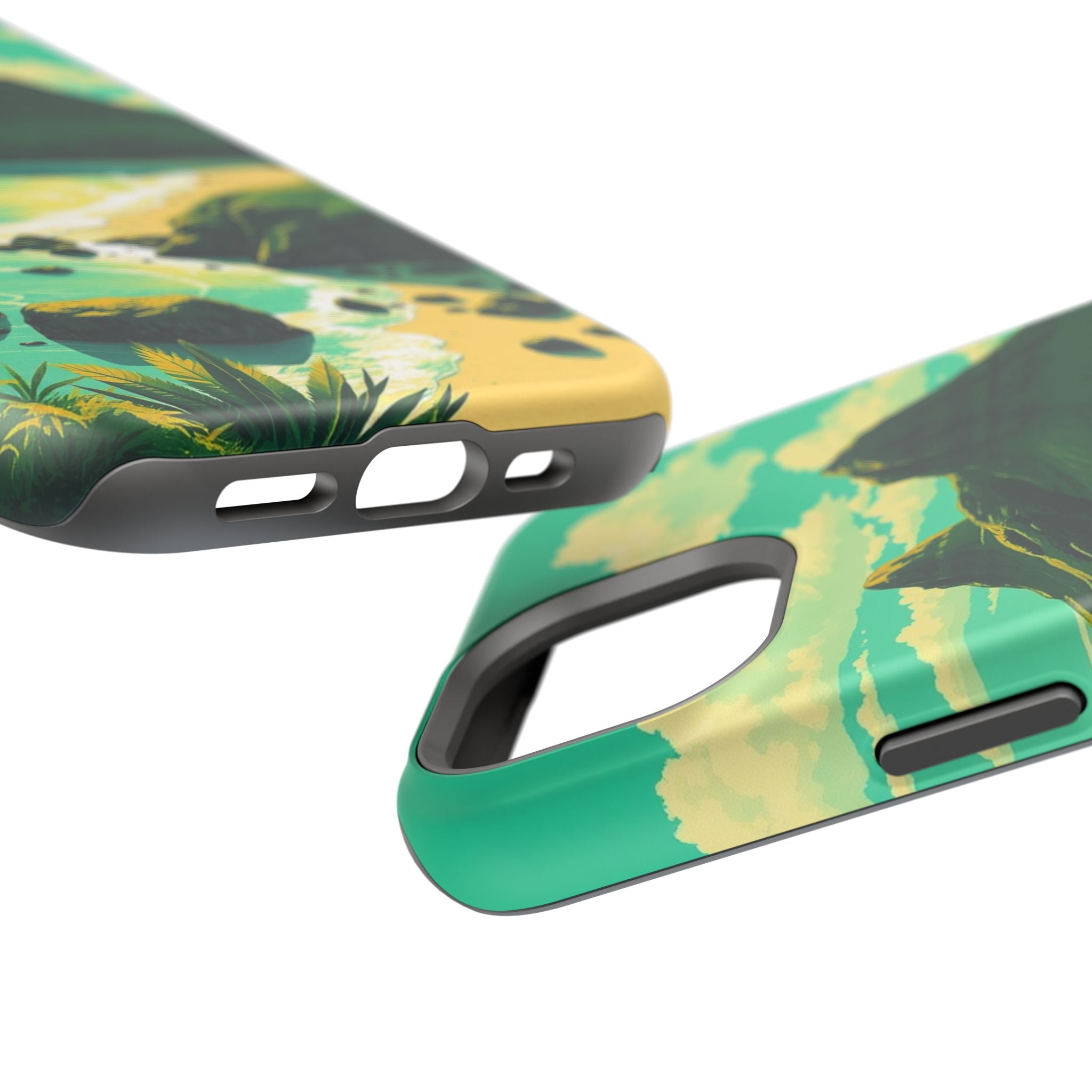 iPhone Hibiscus Coast Hand-Drawn Sketch Slim Everyday iPhone Designer · iPhone C