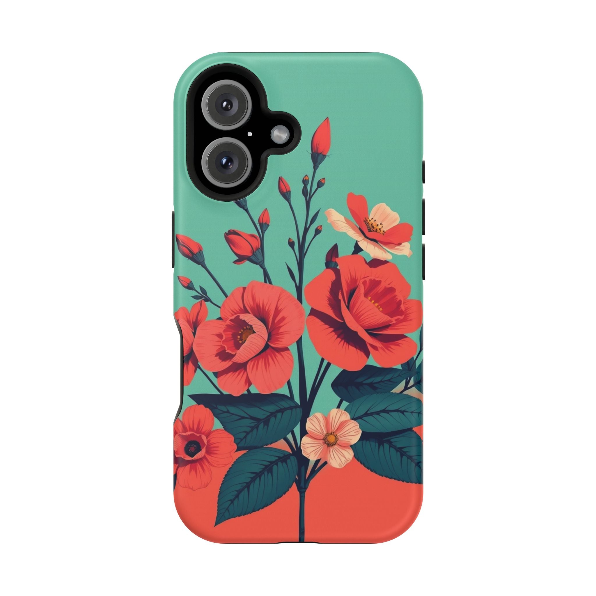 iPhone Pin-up Floral Cinematic Art Bold Modern Everyday Snap Case · iPhone Case