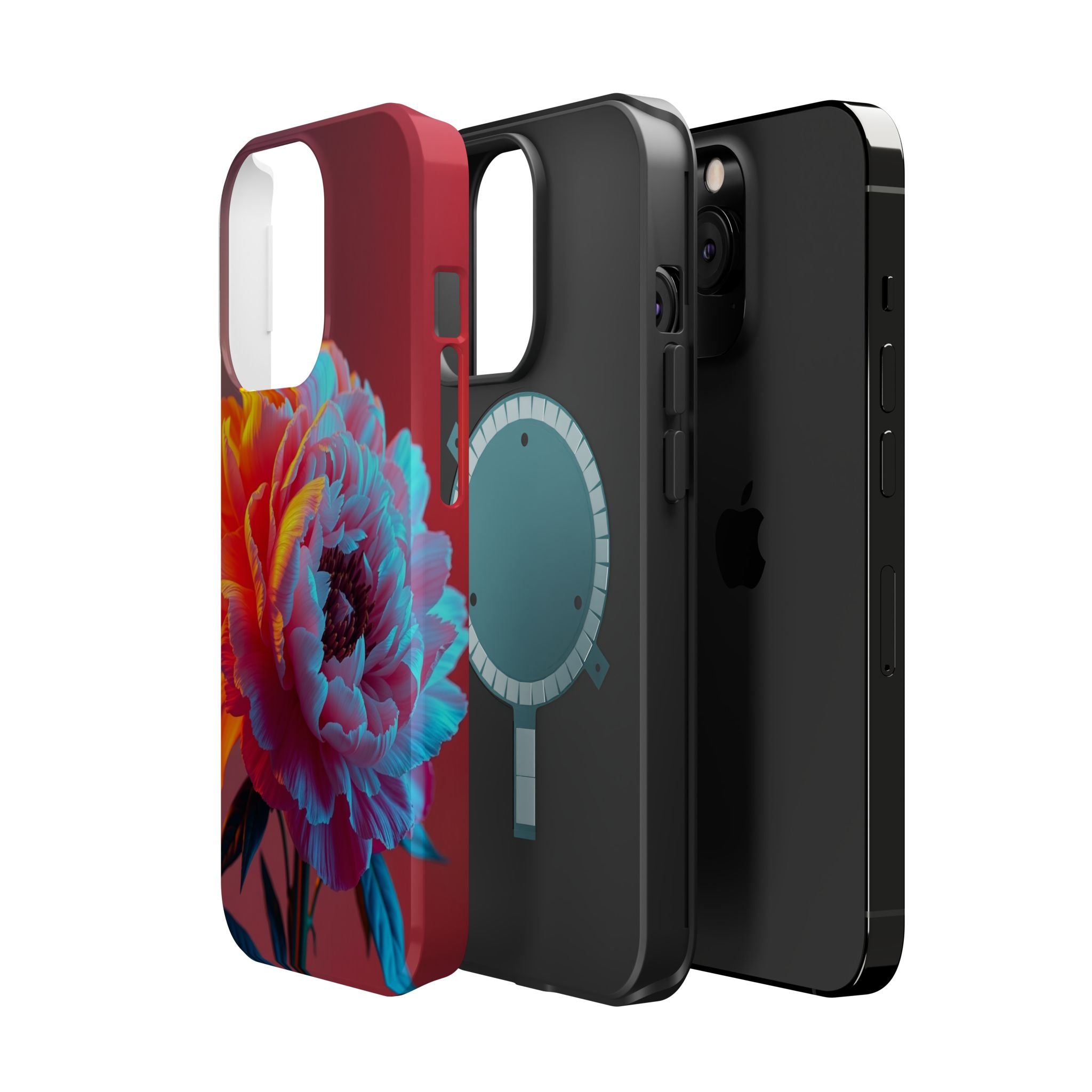 iPhone Peony Bouquet Bold Art Slim Everyday Designer Case · iPhone Case
