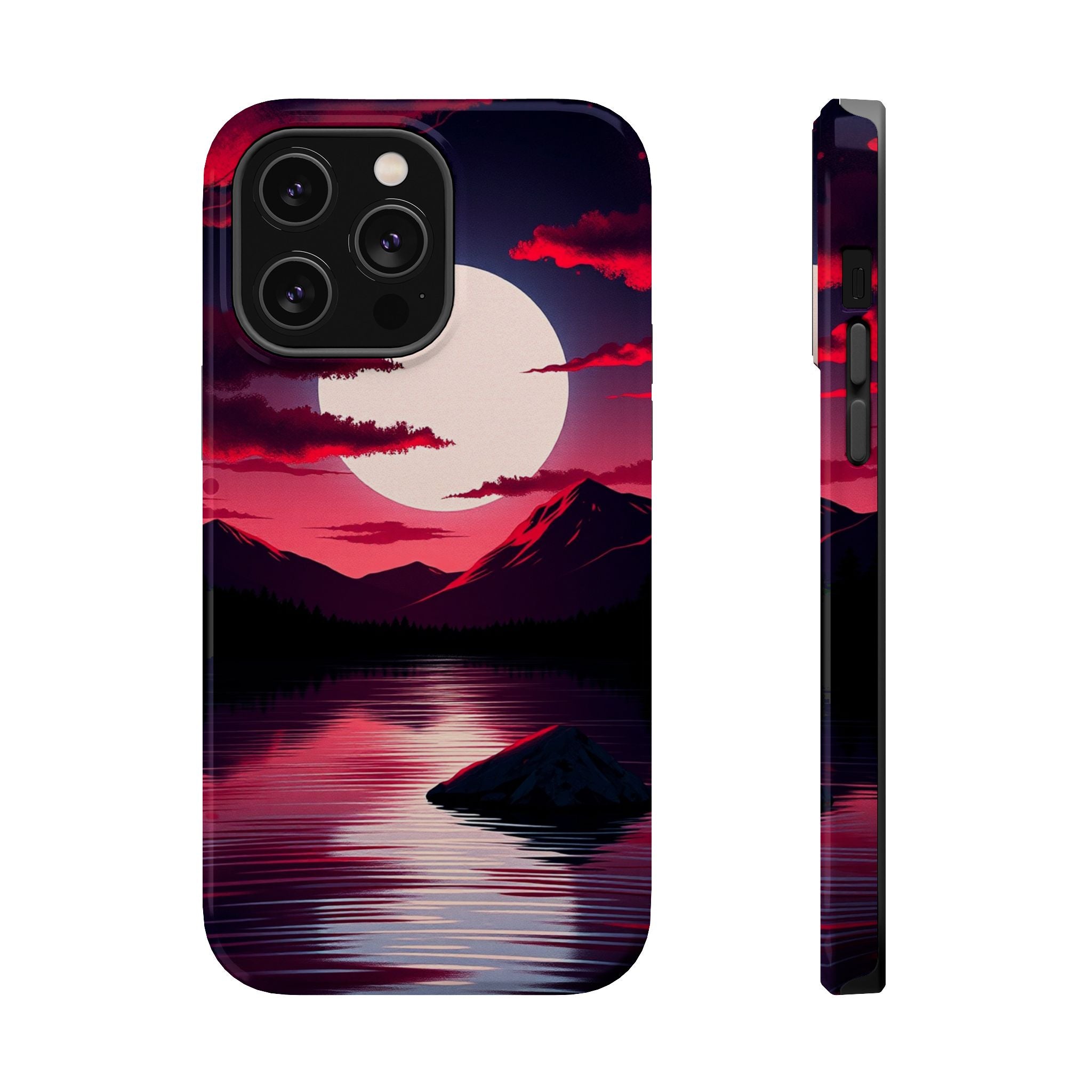 iPhone Vibrant Lake at Twilight Design Slim Everyday iPhone 20 Designer · iPhone