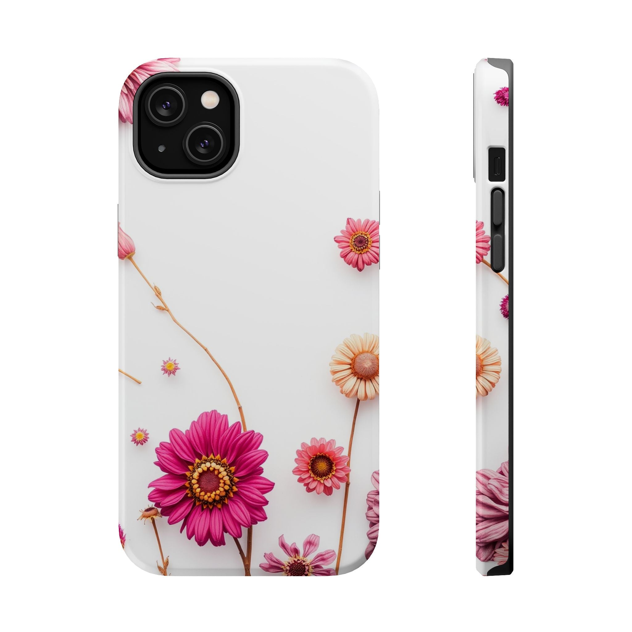 iPhone Earthy Dried Flower Flat Lay Design Slim iPhone Everyday · iPhone Case