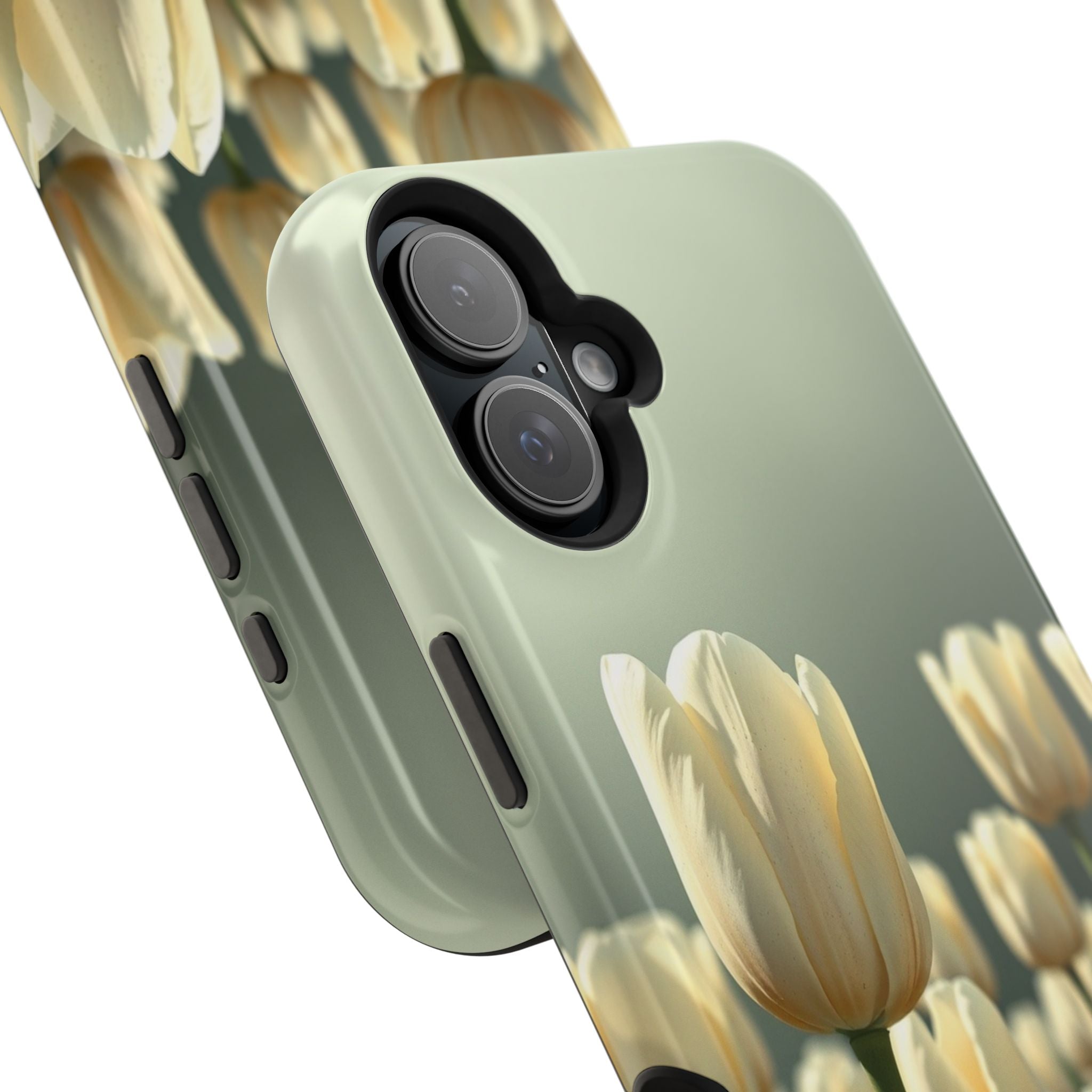 iPhone Tulip Row Serene Design Slim Everyday Designer Case · iPhone Case