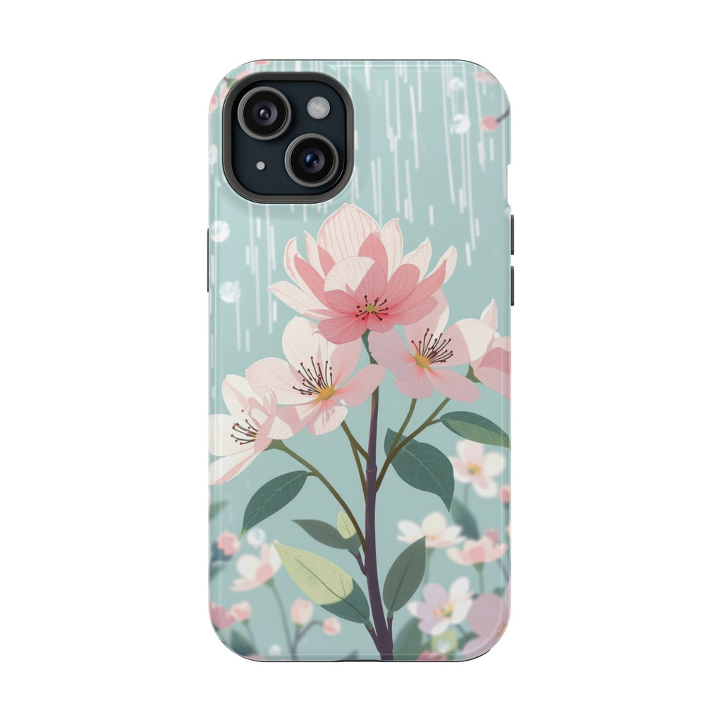 iPhone Mint And Blush Spring Shower Bloom Slim iPhone Everyday Designer · iPhone