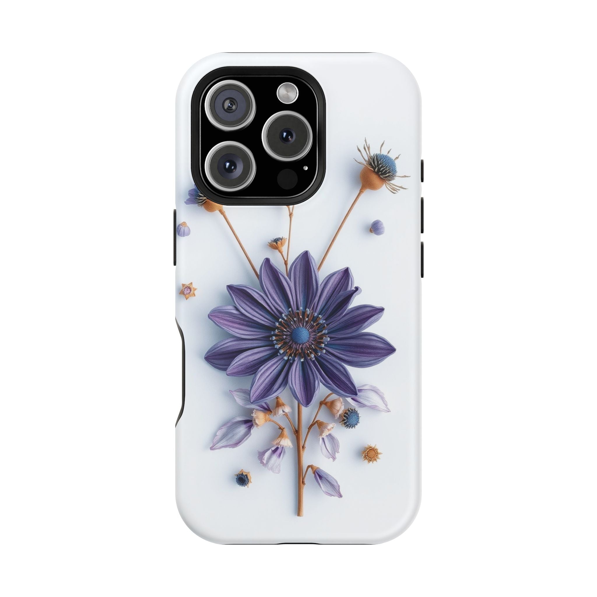 iPhone Dried Flower Flat Lay Pastel Kawaii Slim iPhone Everyday · iPhone Case