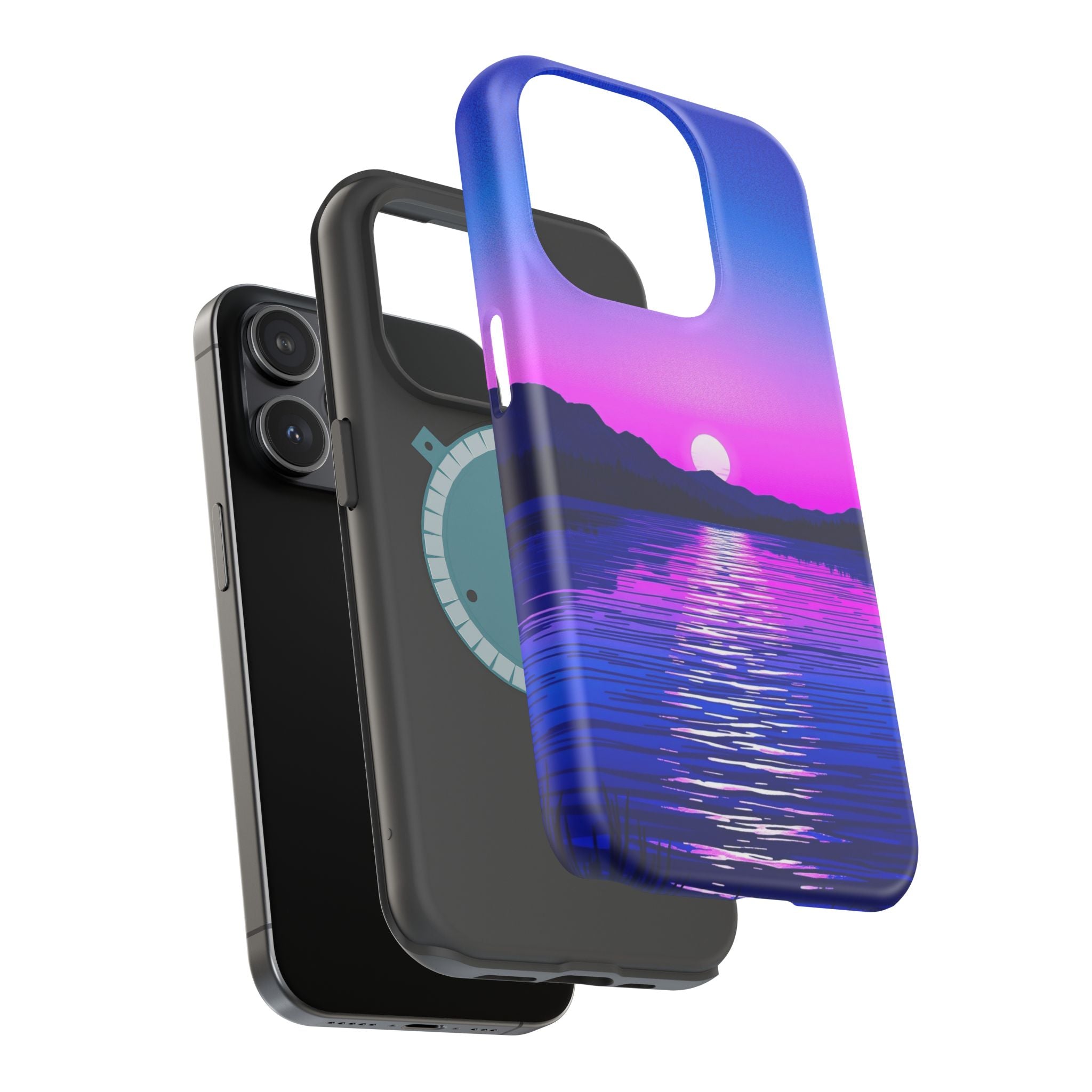 iPhone Indigo And Violet Lake at Twilight Slim iPhone Everyday Designer · iPhone