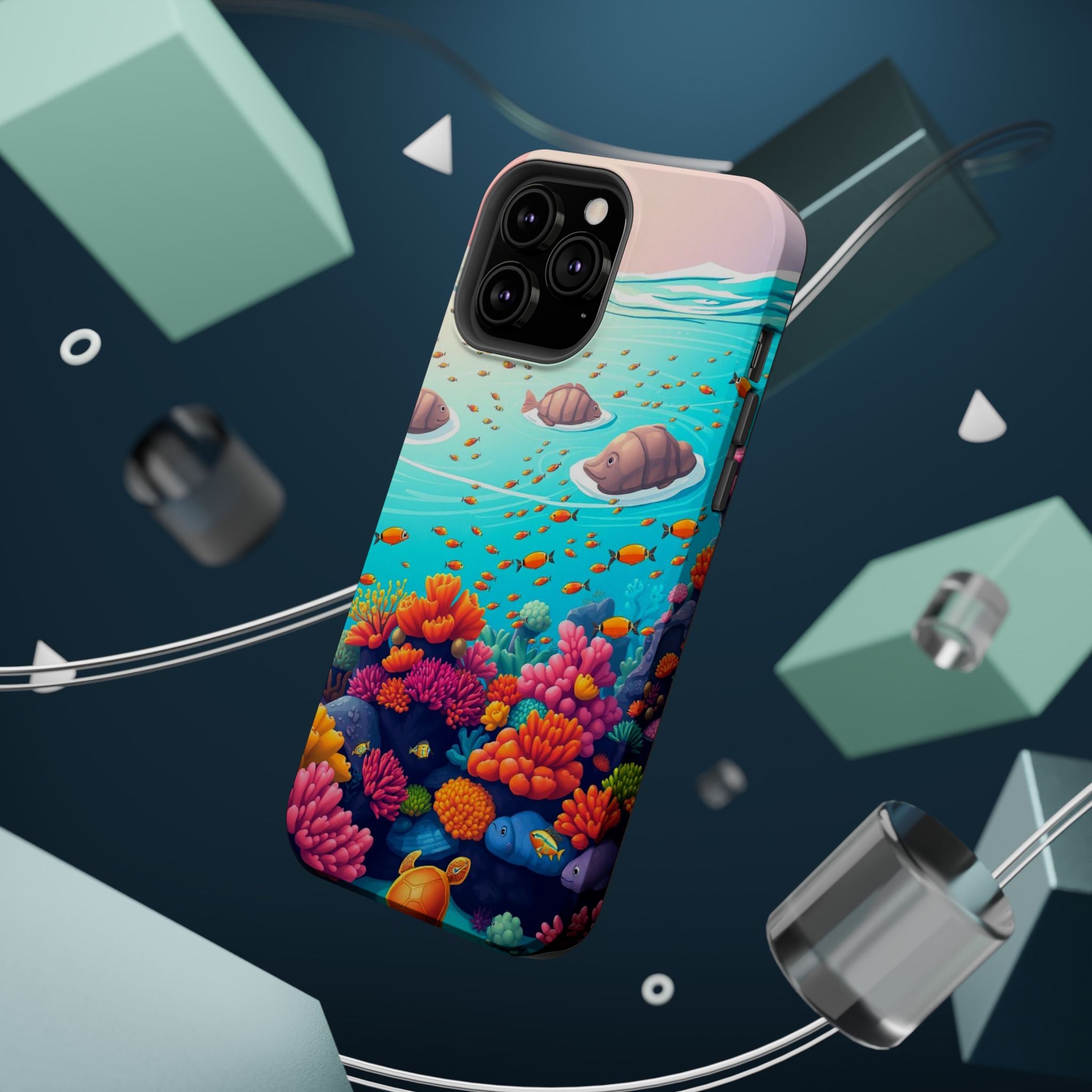 iPhone Coral Reef Panorama Kids Fun Phone Case Gift Slim Snap Case · iPhone Case