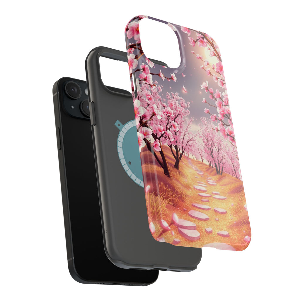 iPhone Dreamy Blossom Trail Design 14 Slim Everyday Designer Case · iPhone Case