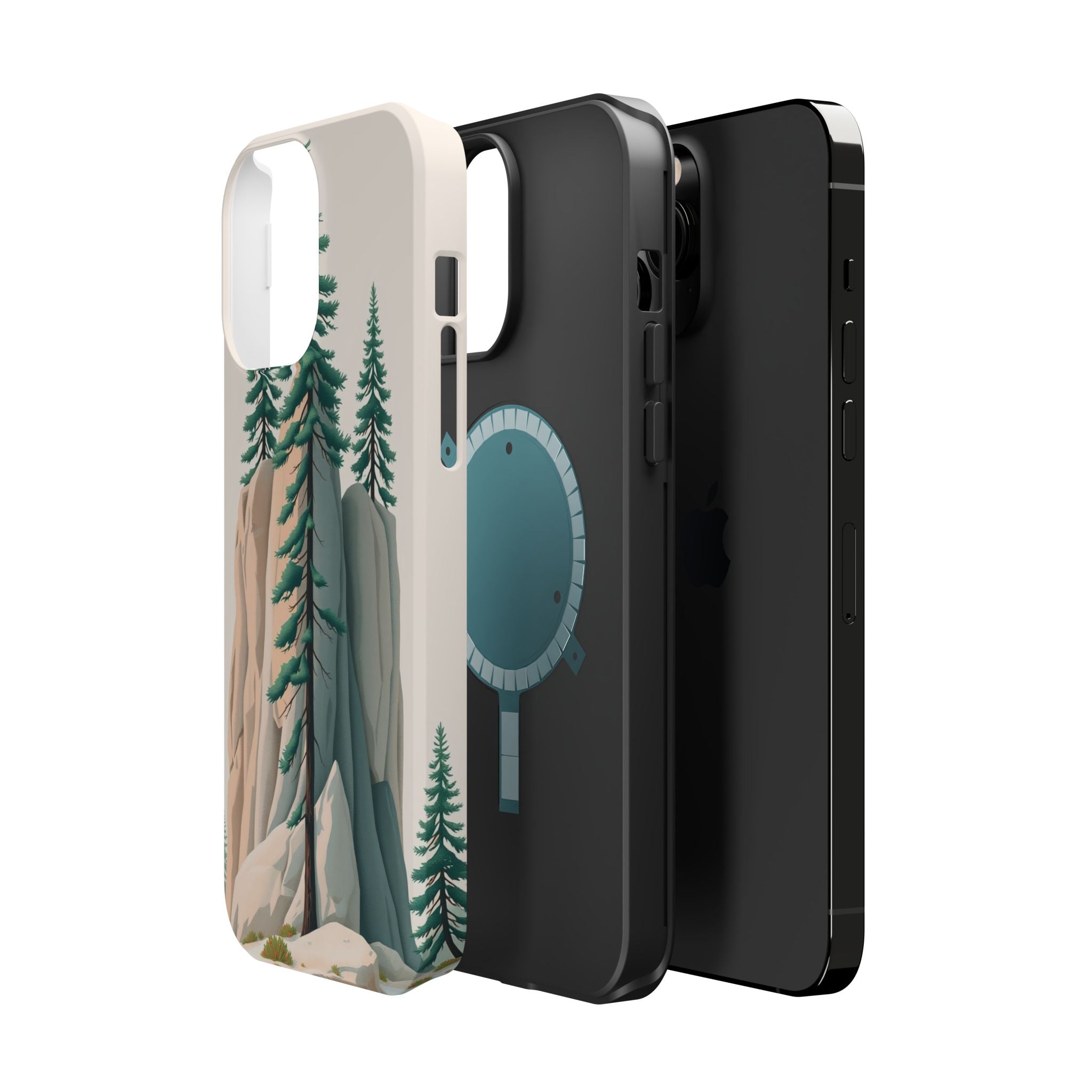 iPhone Pine Ridge Electric Art 17 Bold Modern Everyday Snap Case · iPhone Case