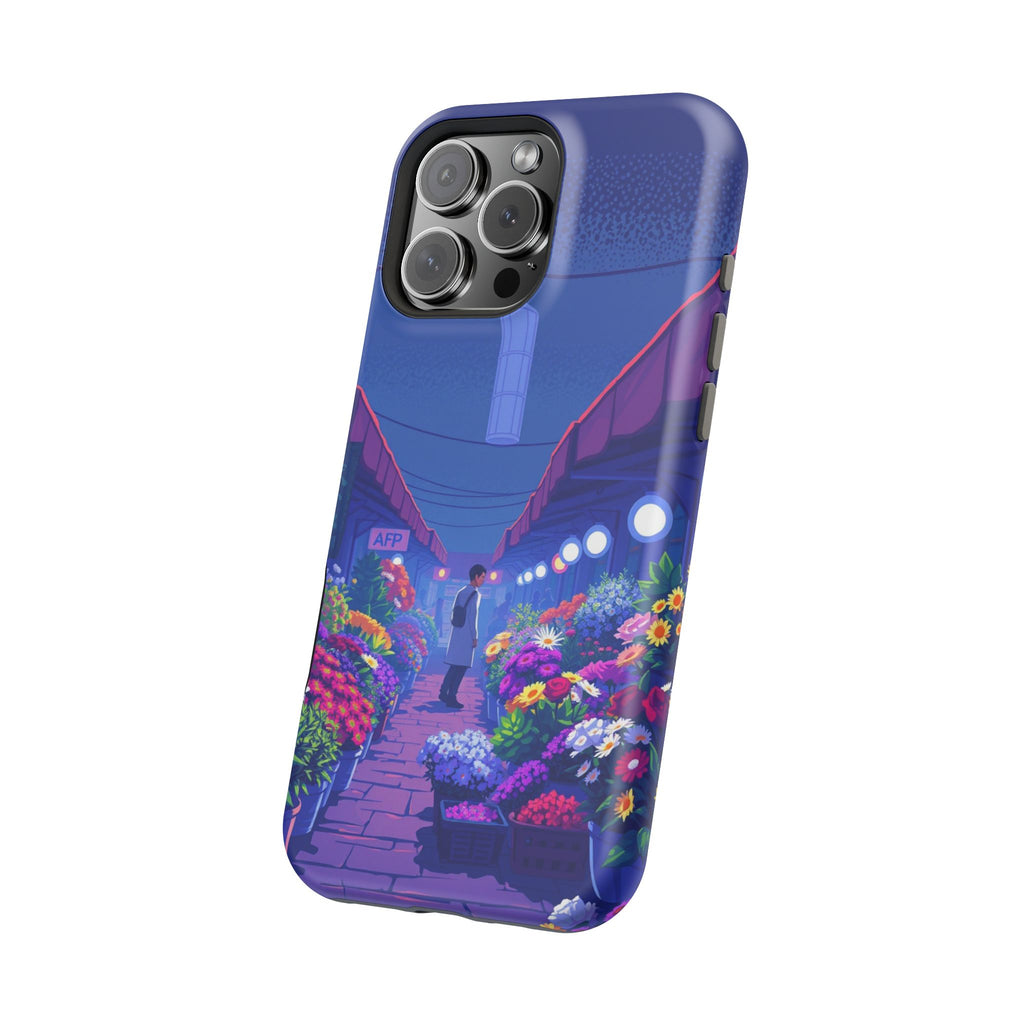 iPhone Flower Market Electric Art Bold Modern Everyday Snap Case · iPhone Case
