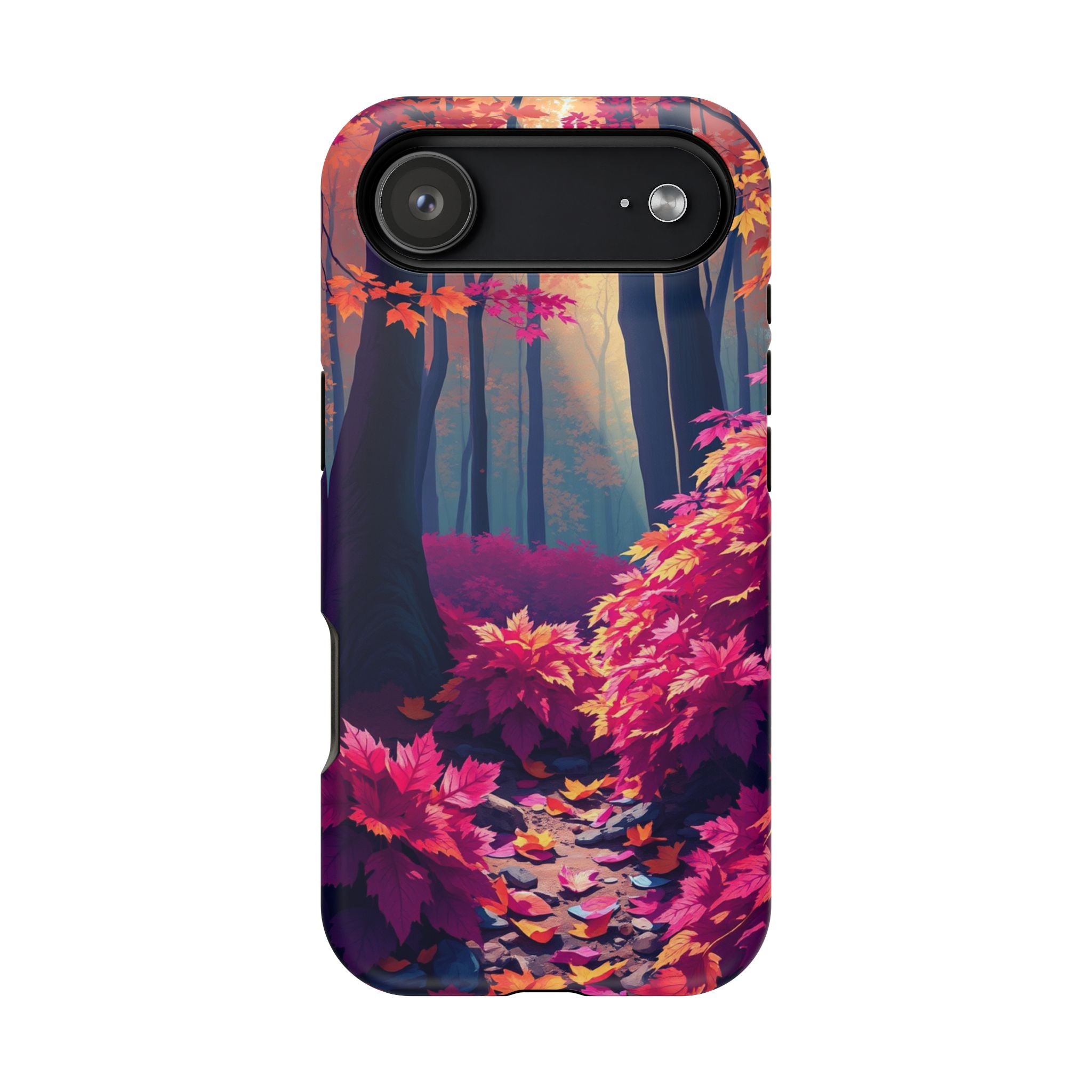 iPhone Earthy Autumn Forest Floor Design Slim Everyday iPhone Designer · iPhone