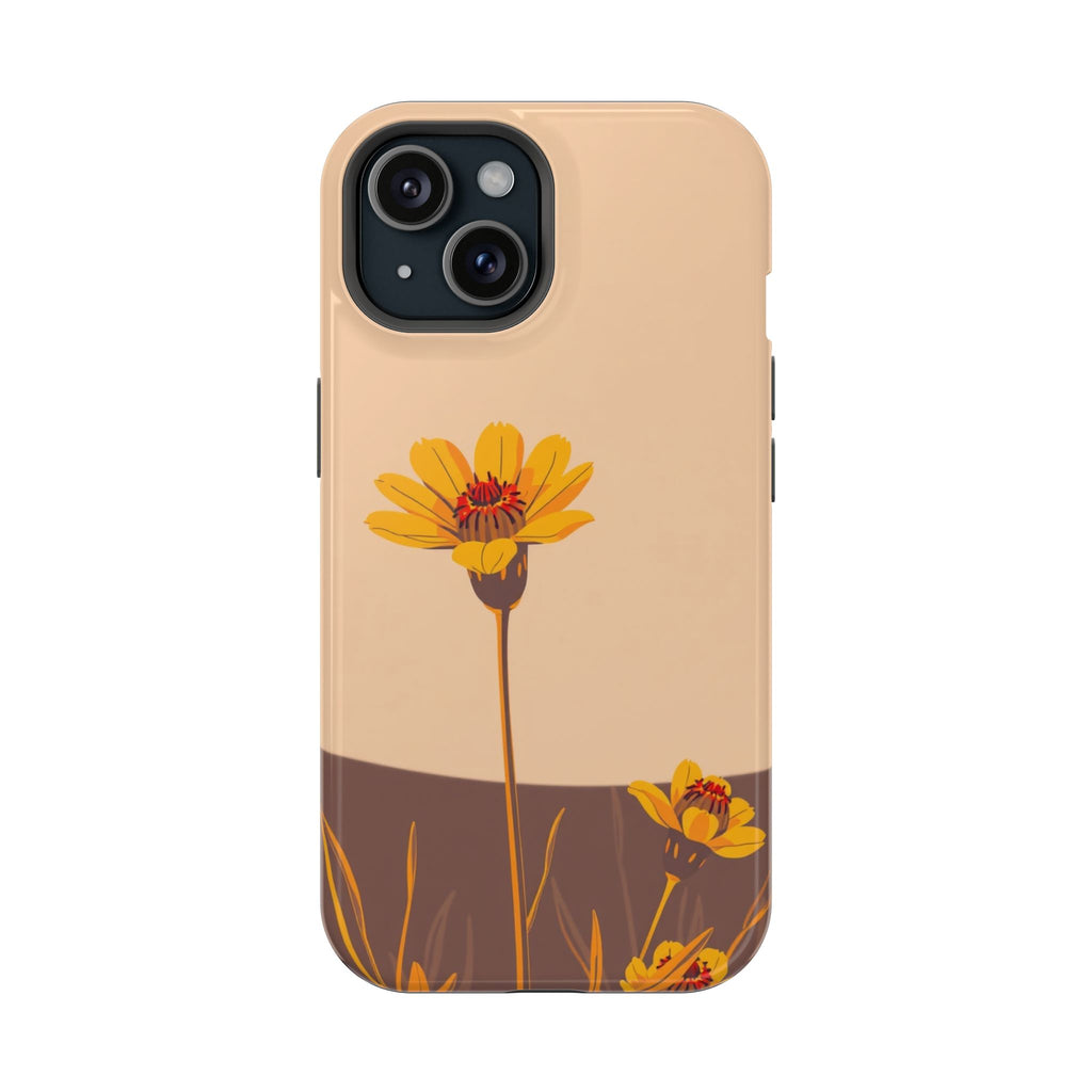 iPhone Serene Desert Flower Design Bold Modern Everyday Snap Case · iPhone Case