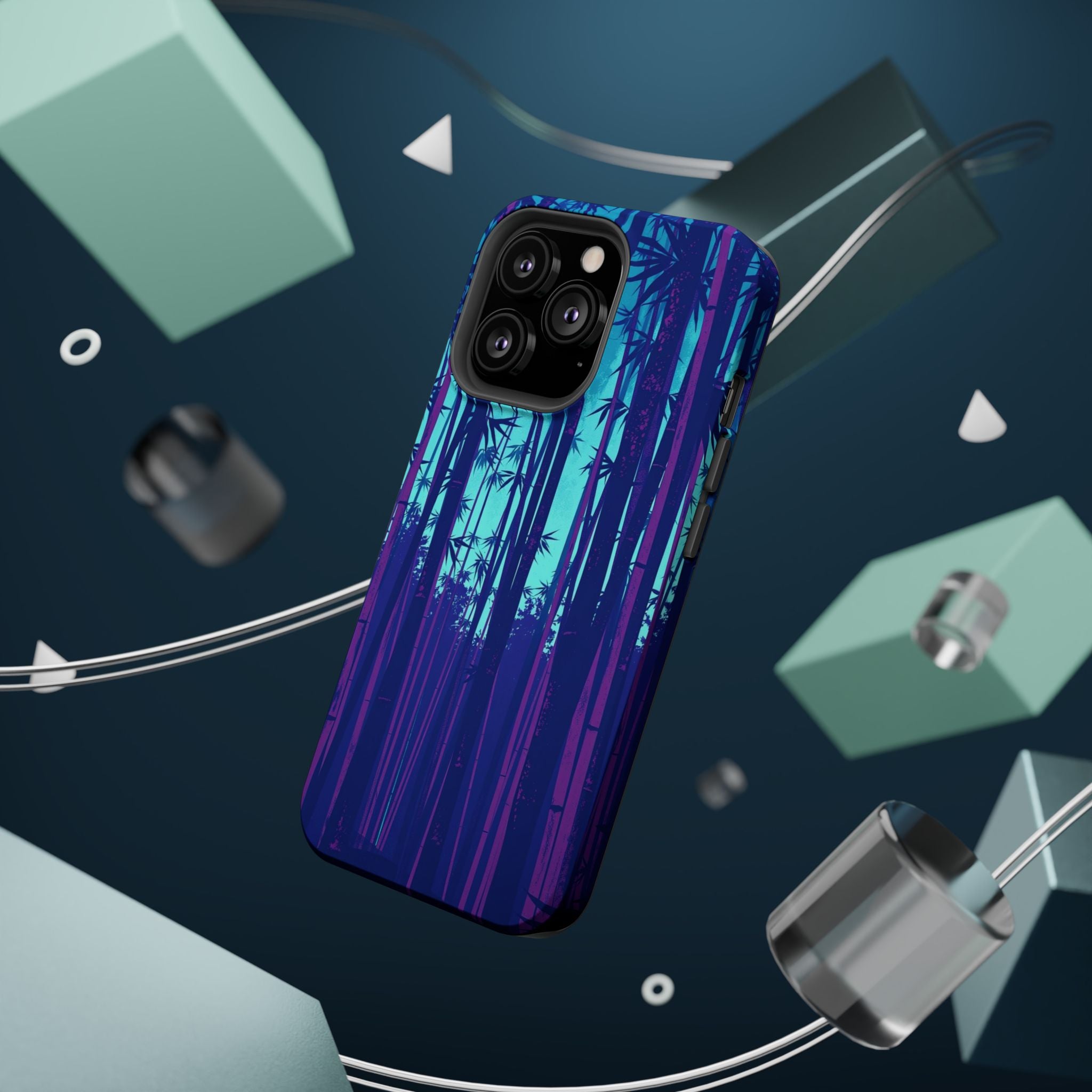 iPhone Bamboo Grove Grunge Distressed Slim Everyday Designer Case · iPhone Case