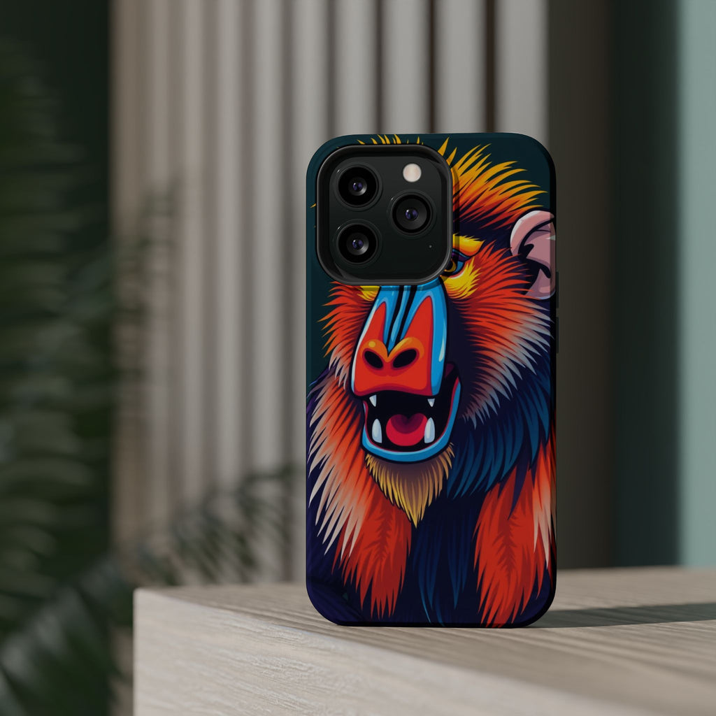 iPhone Mandrill Colorful Face Kids Fun iPhone Phone Case Gift Slim · iPhone Case