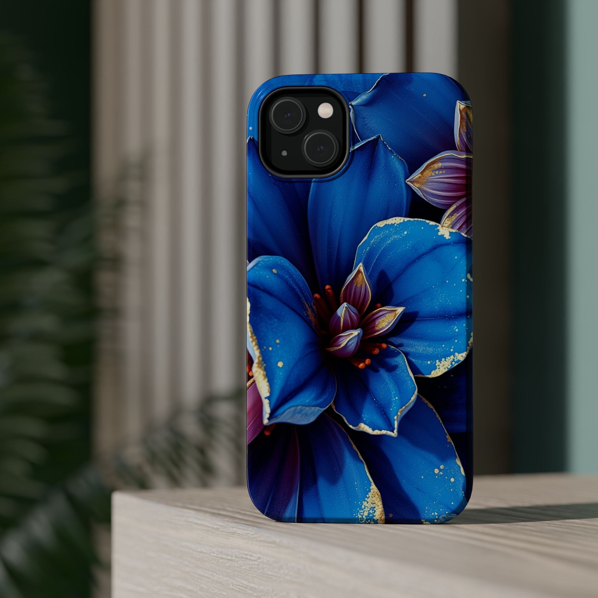 iPhone Floral Gold Foil Serene Design Slim Snap Case Ga · iPhone Case