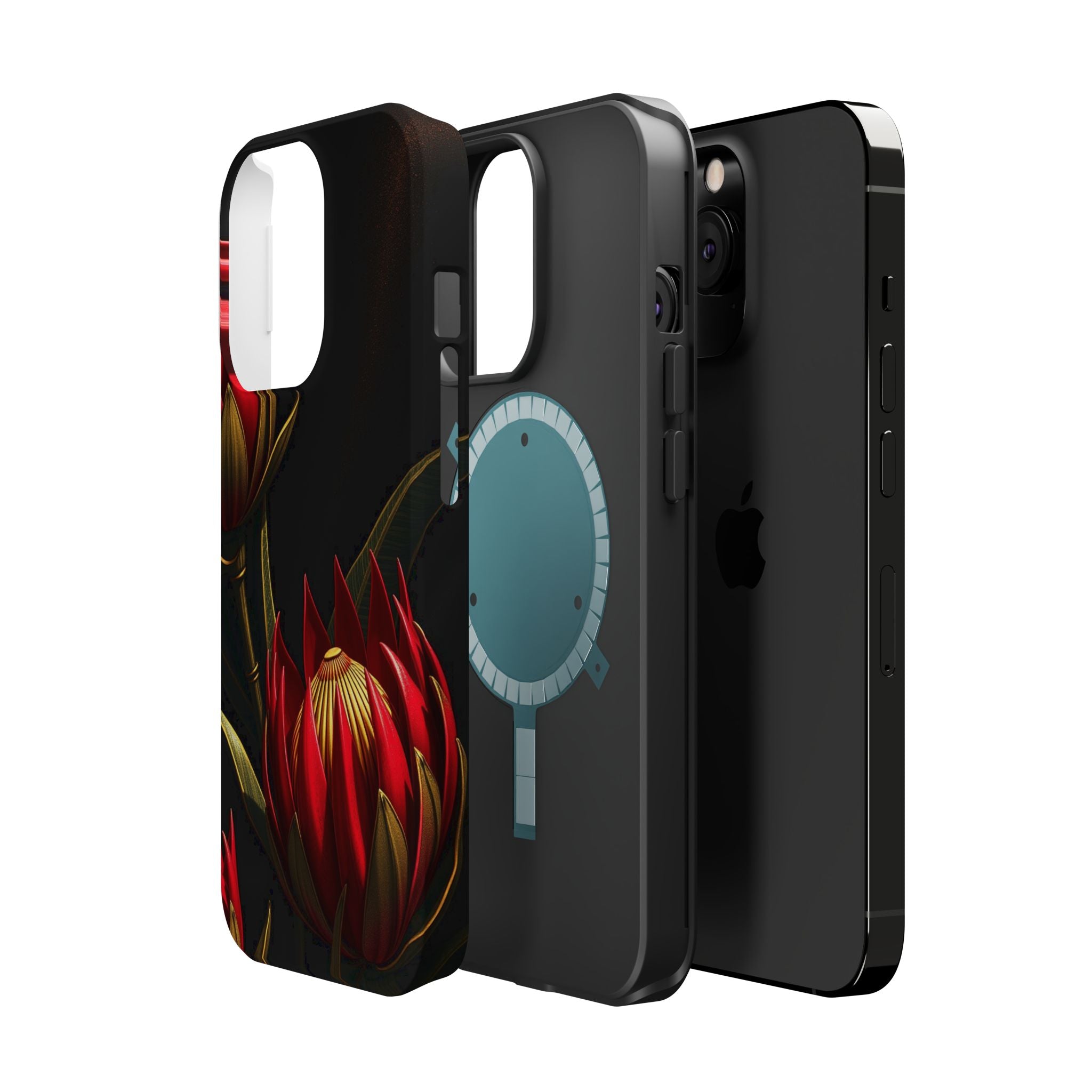 iPhone Protea Bold Gold Foil Luxury Slim Everyday Designer Case · iPhone Case