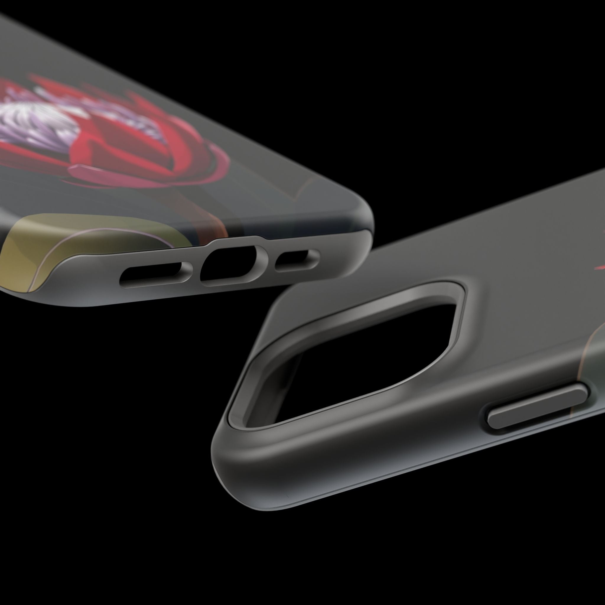 iPhone Black And Crimson Protea Bold Slim Everyday Designer Case · iPhone Case