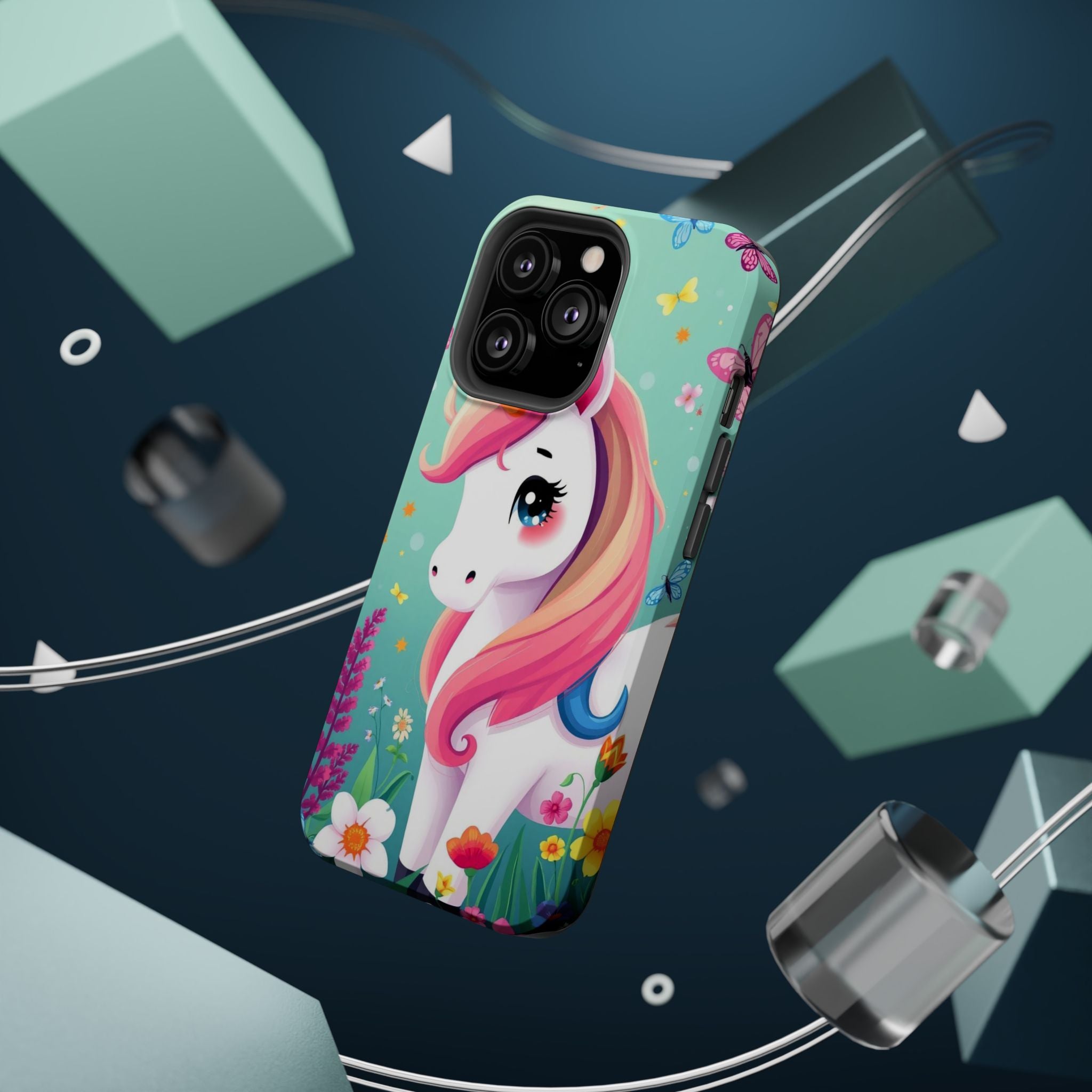 iPhone Dragonfly Unicorn Kids Fun iPhone Phone Case Gift Clean Minimal · iPhone