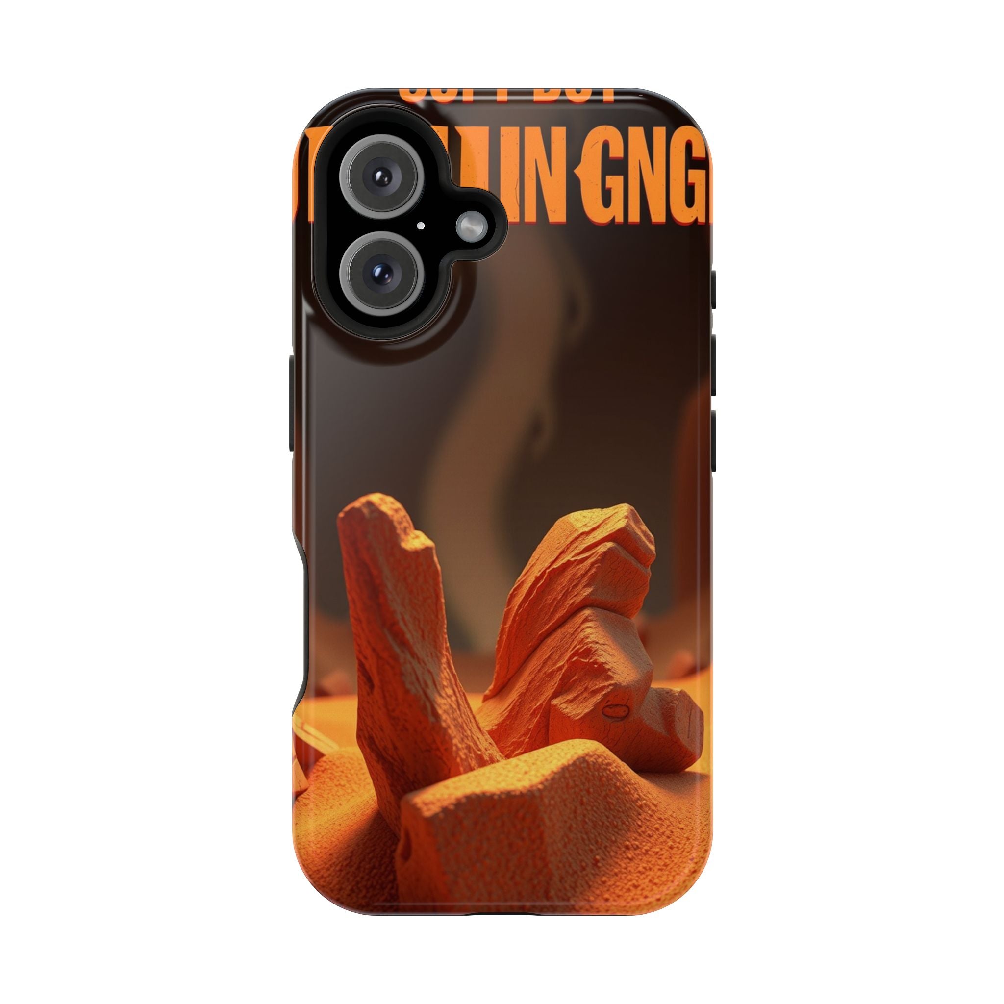 iPhone Earthy Soft but Unhinged Design Slim Everyday Designer Case · iPhone Case