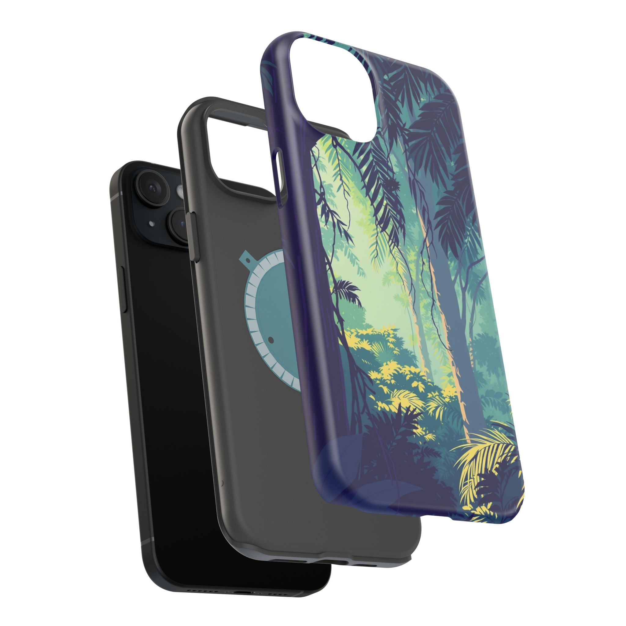 iPhone Mint And Blush Rainforest Canopy Slim Everyday iPhone Designer · iPhone C