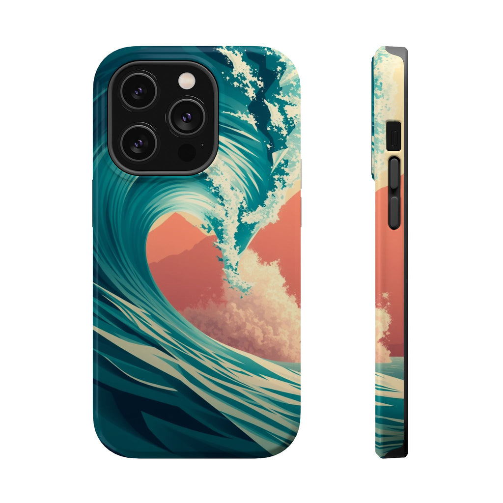 iPhone Ocean Wave Crash Cinematic Art Slim Everyday Designer Case · iPhone Case