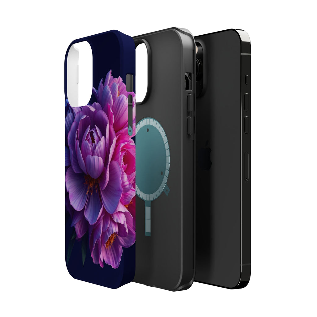 iPhone Peony Bouquet 3D Digital Slim Everyday Designer Case · iPhone Case