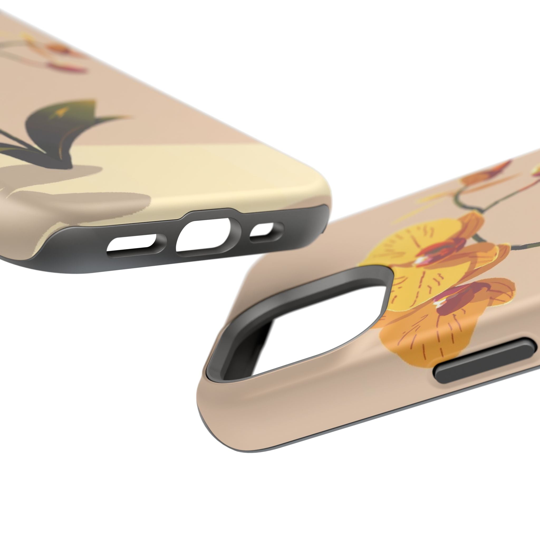 iPhone Orchid Study Pixel Art -Bit Bold Modern Everyday Snap Case · iPhone Case