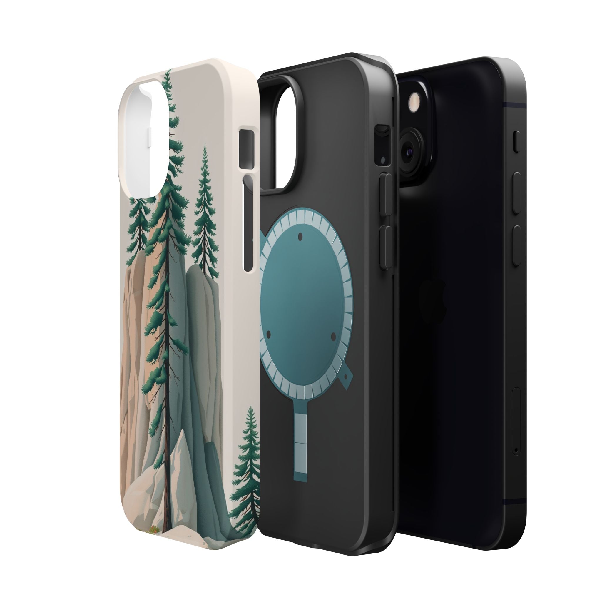 iPhone Pine Ridge Electric Art 17 Bold Modern Everyday Snap Case · iPhone Case