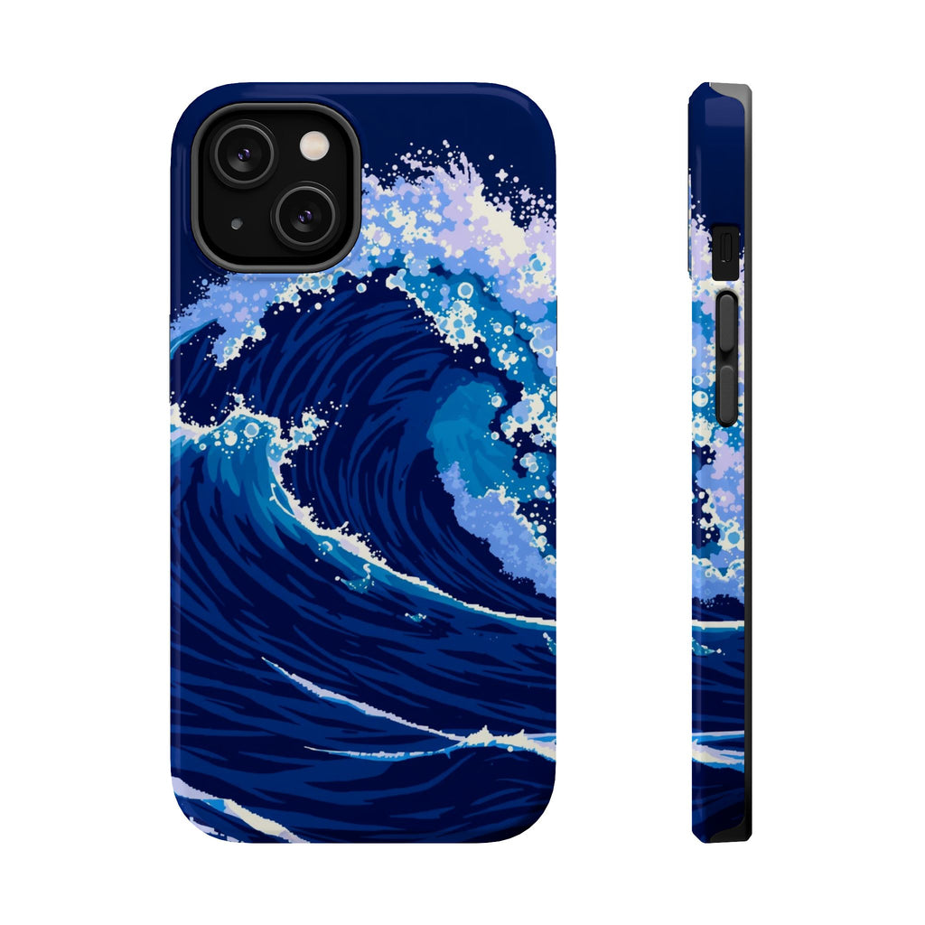 iPhone Indigo And Violet Ocean Wave Crash Slim iPhone Everyday Designer · iPhone