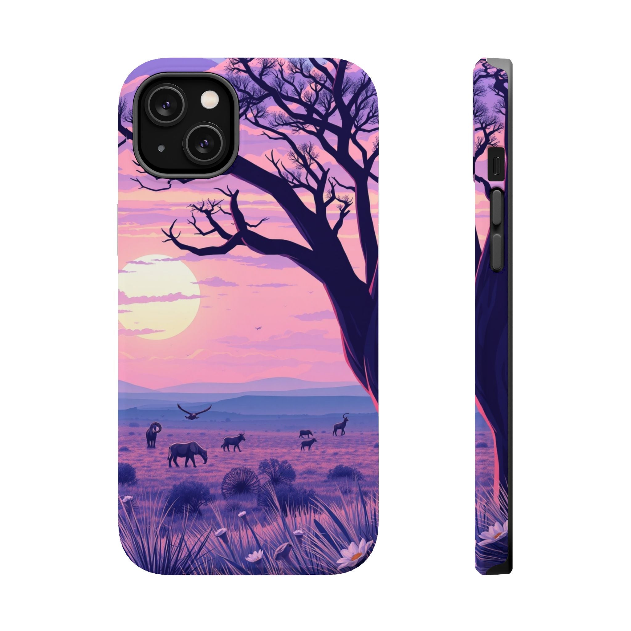 iPhone Lavender And Pearl Savanna Horizon Slim iPhone Everyday Designer · iPhone