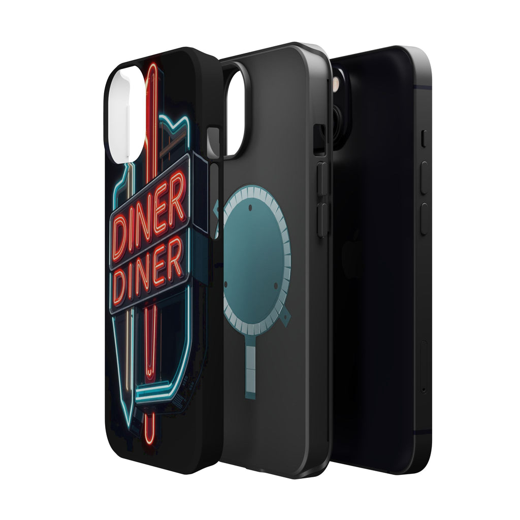 iPhone Neon Diner Sign Electric Art Slim Everyday Designer Case · iPhone Case