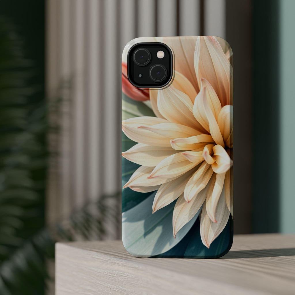 iPhone Neon Floral Radiant Design Clean Minimal Snap Case · iPhone Case