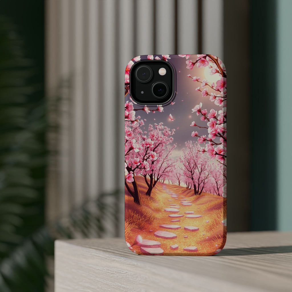 iPhone Dreamy Blossom Trail Design 14 Slim Everyday Designer Case · iPhone Case